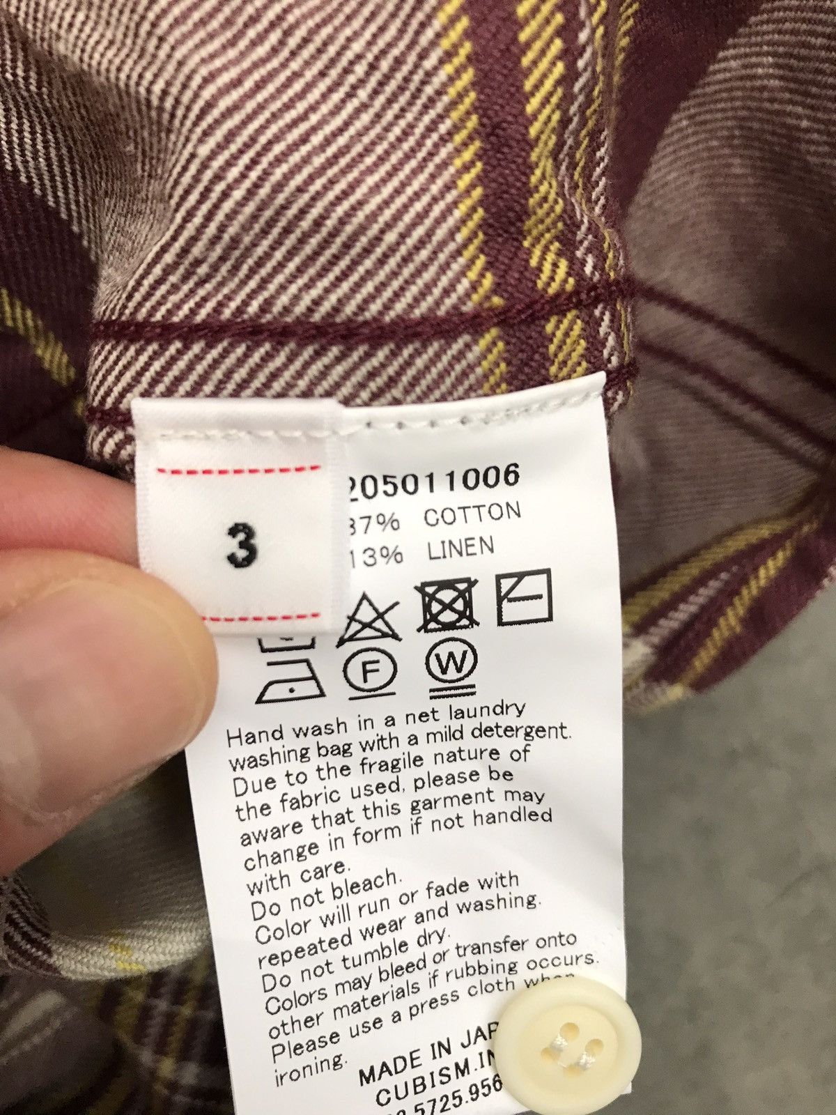 Visvim visvim Lumber Check L/S Shirt Red Size 3 Archive Gorpcore Size US L / EU 52-54 / 3 - 12 Thumbnail