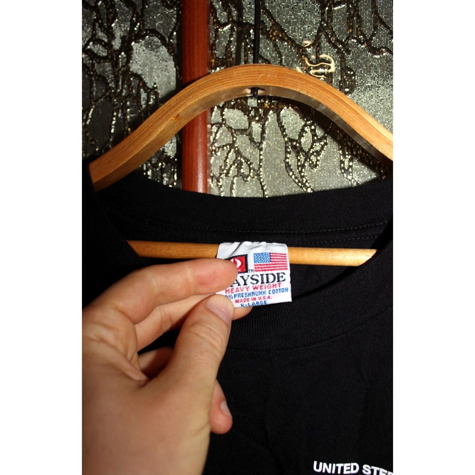Vintage Vintage Bayside T-Shirt United Steelworkers USW Local 2705 Minnesota black XL Men Short Sleeve Cotton T-Shirt Mens XL Black USW Local 2705 Bandwagon? Size US XL / EU 56 / 4 - 4 Thumbnail