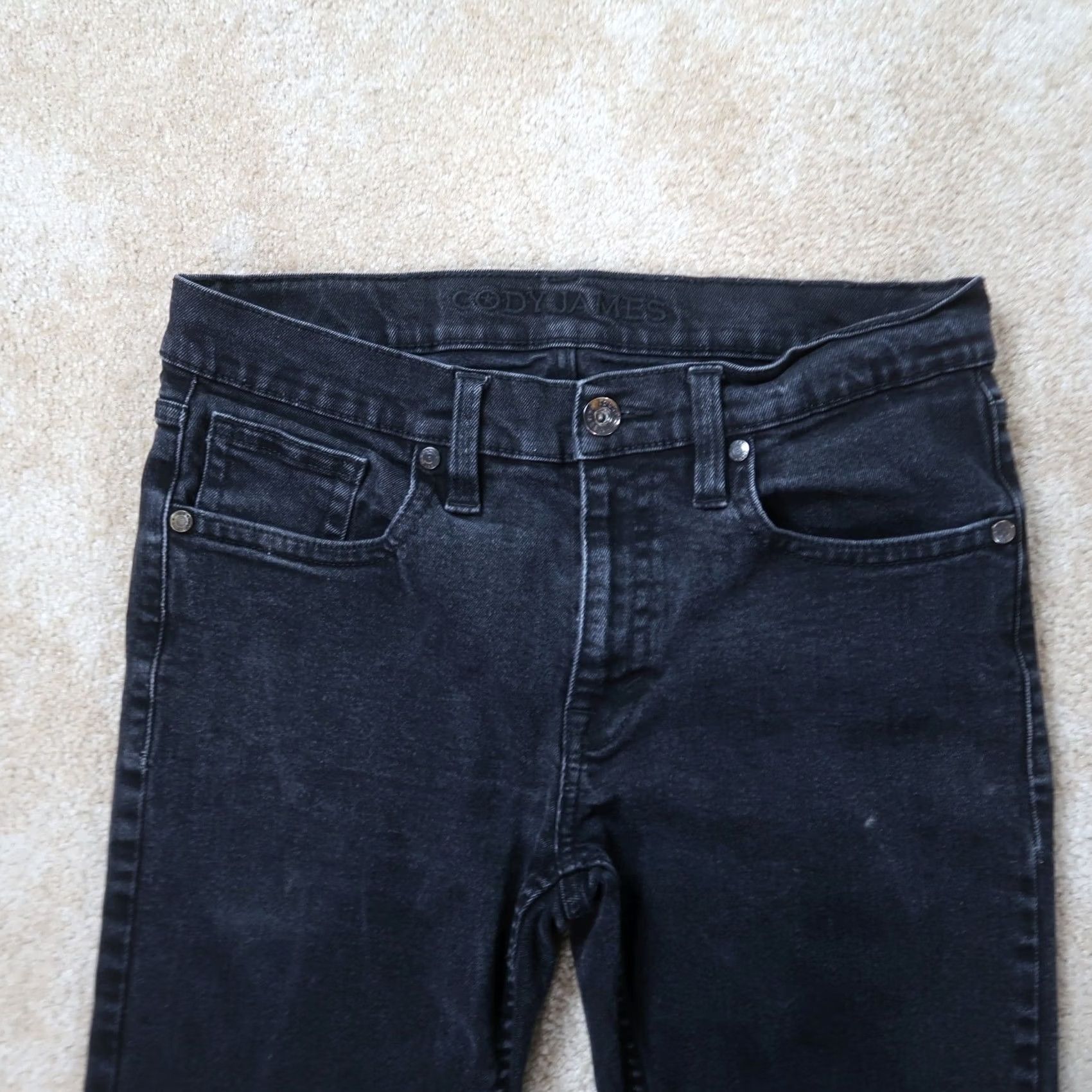 Cody James Cody James Jeans Men's 34x32 Black Denim Straight Leg 5-Pocket Cowboy Logo Zip Vintage: No Womens Men? Size US 34 / EU 50 - 3 Thumbnail
