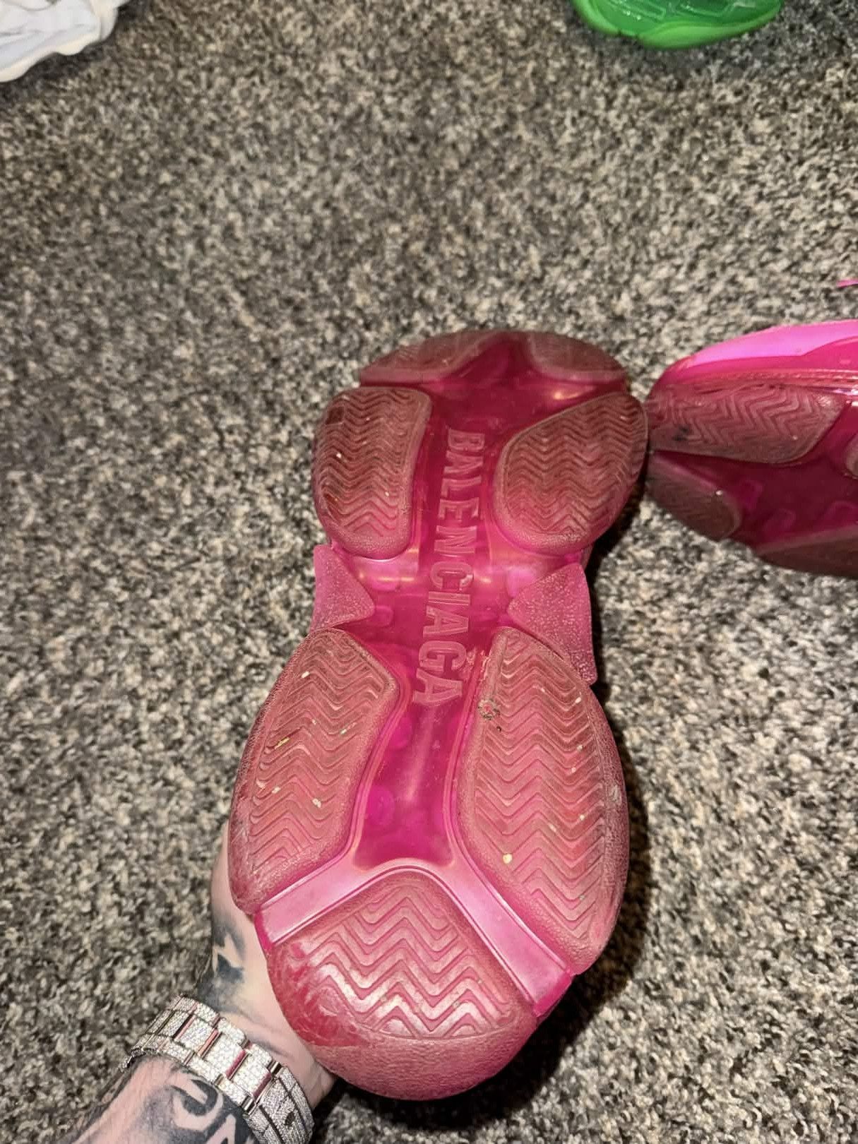 Balenciaga Balenciaga Triple S Hot Pink Size US 9 / EU 42 - 3 Thumbnail