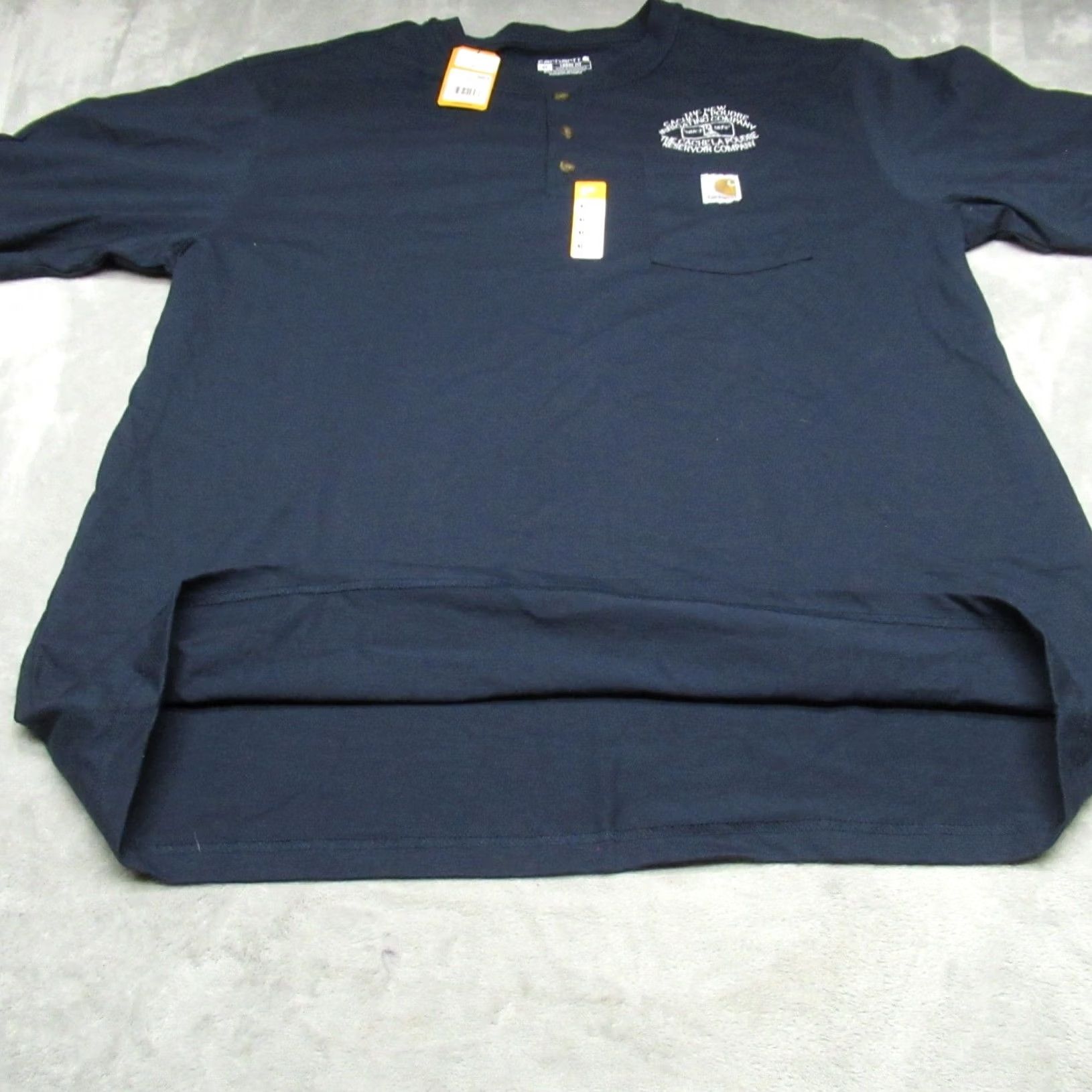 Carhartt Carhartt Shirt Mens XL Blue Loose Fit Heavyweight Pocket Tee NEW LOGO Size US XL / EU 56 / 4 - 5 Thumbnail