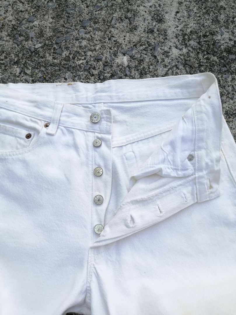Levi's × Levi's Vintage Clothing × Vintage Levi's Strauss 532 Fly Button White Pants Size US 29 - 7 Thumbnail