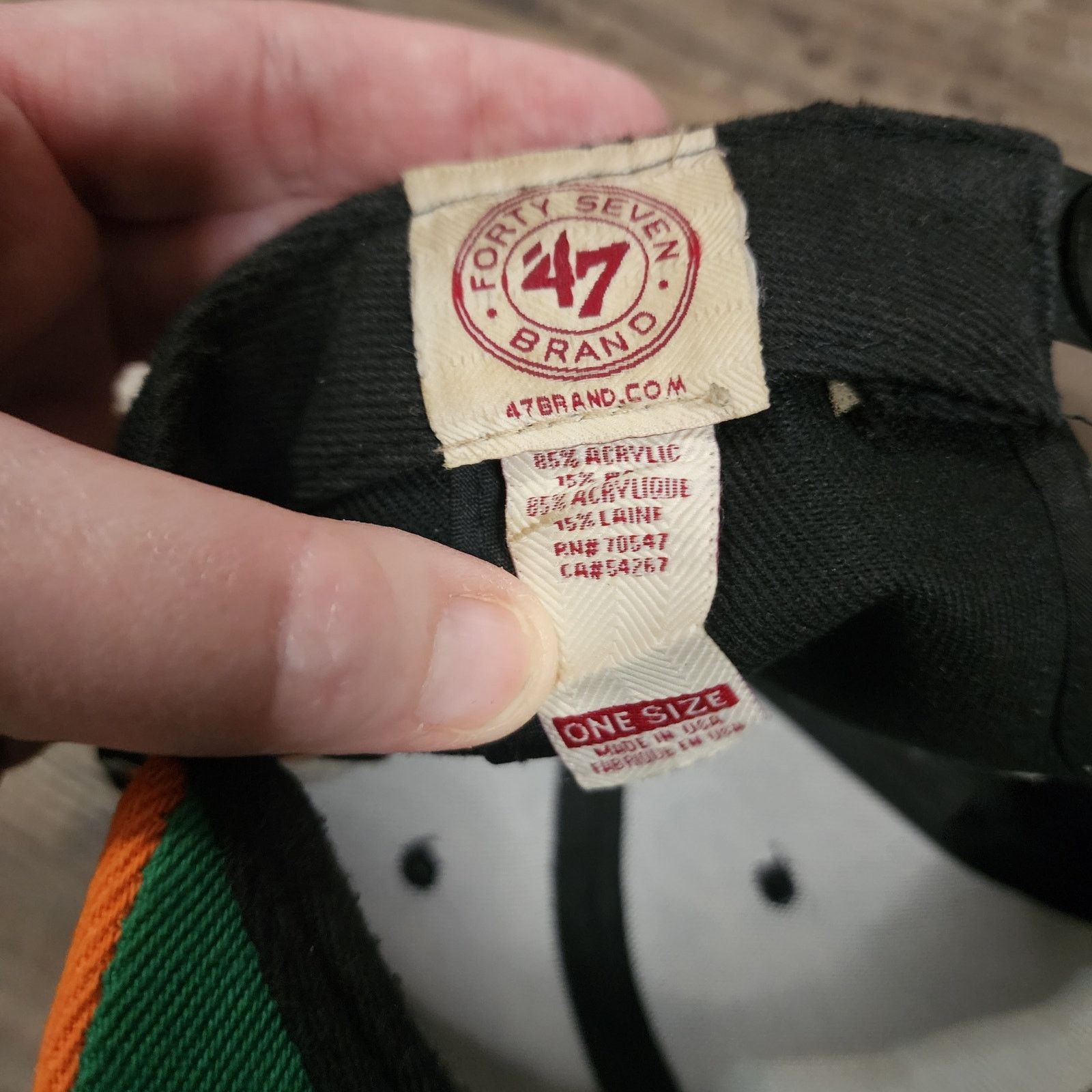 47 Brand Miami Heat Basketball Snapback 47 Brand Cap VV Size ONE SIZE - 4 Thumbnail