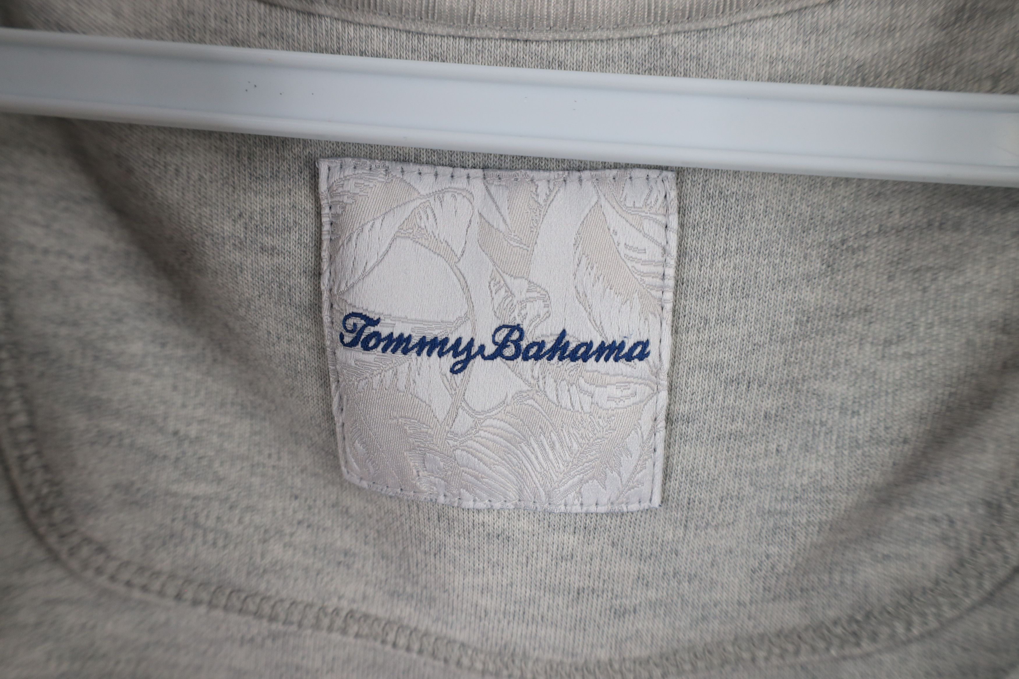 Tommy Bahama × Vintage Tommy Bahama Touch Half Zip Pullover Sweater Heather Gray Size US XXL / EU 58 / 5 - 8 Thumbnail