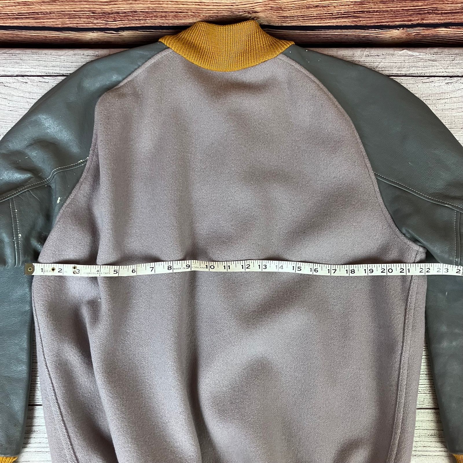 Vintage Vintage 1960s Lasley Knitting Co. Wool Varsity Jacket Size US L / EU 52-54 / 3 - 5 Thumbnail