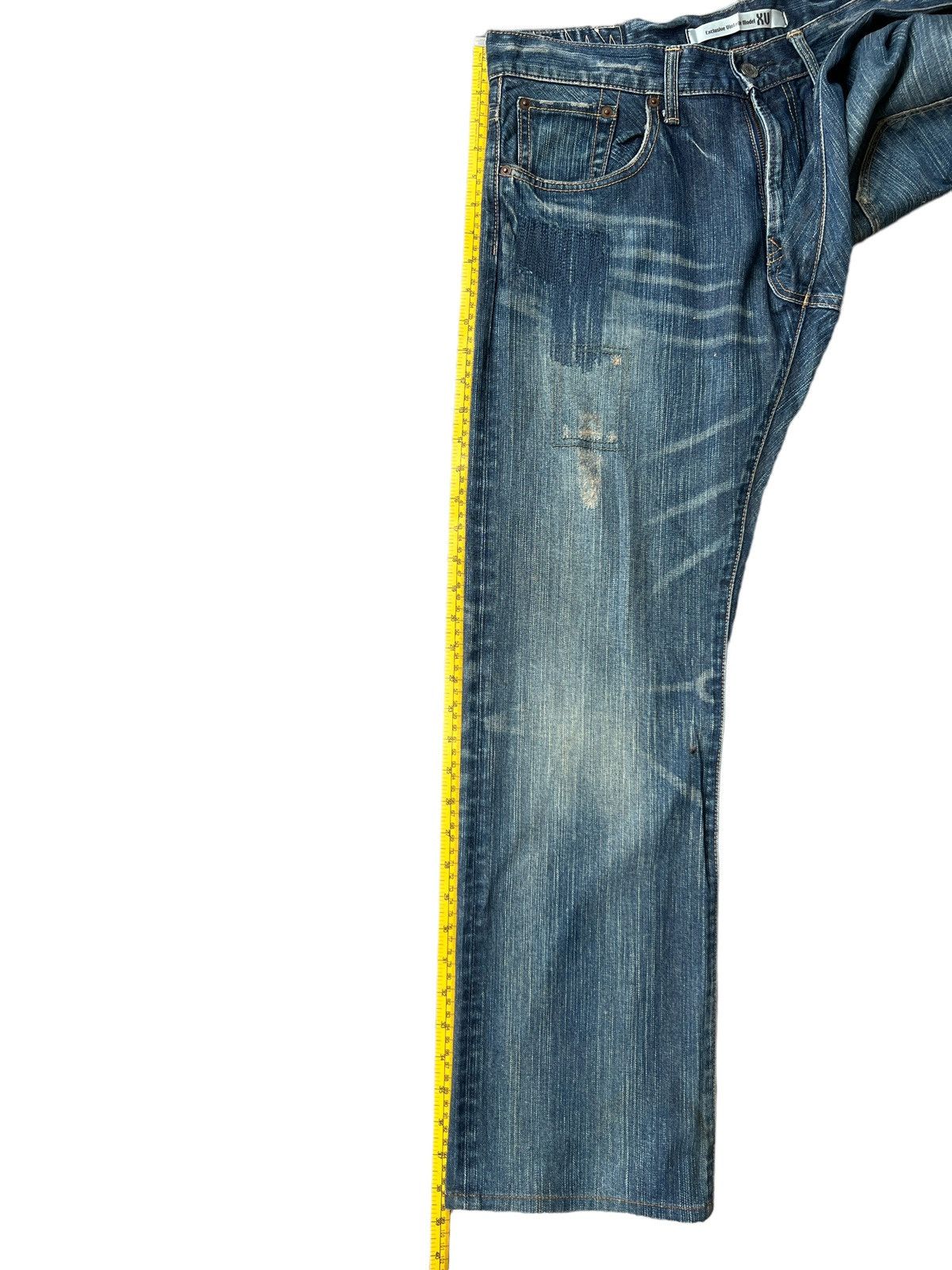 Edwin Vintage Edwin XV Jeans Patch Work Distressed Jeans 34x30 Size US 34 / EU 50 - 12 Thumbnail