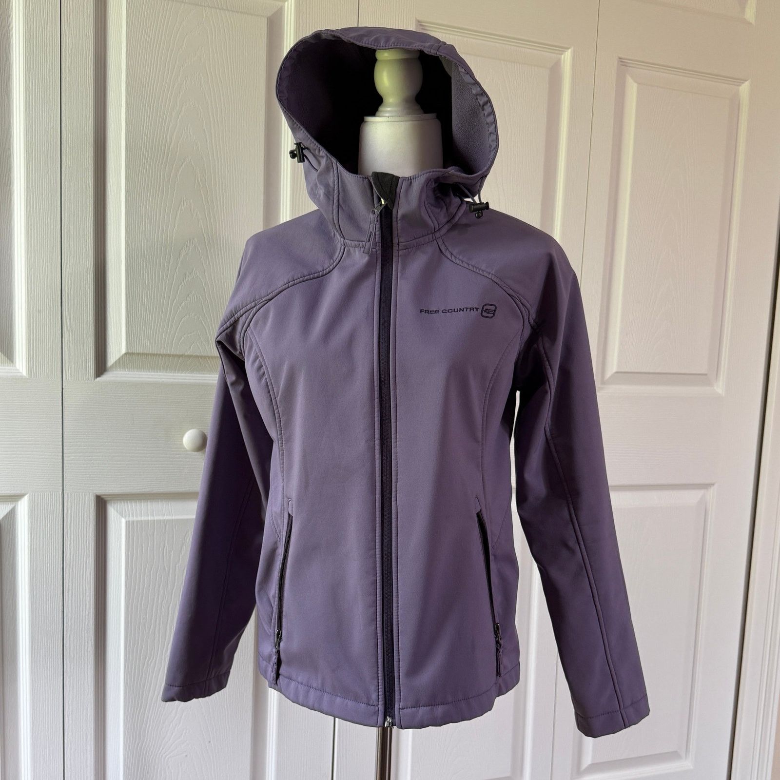 Free Country Free Country Womens Super Softshell hooded Jacket size Small Size S / US 4 / IT 40 - 1 Thumbnail