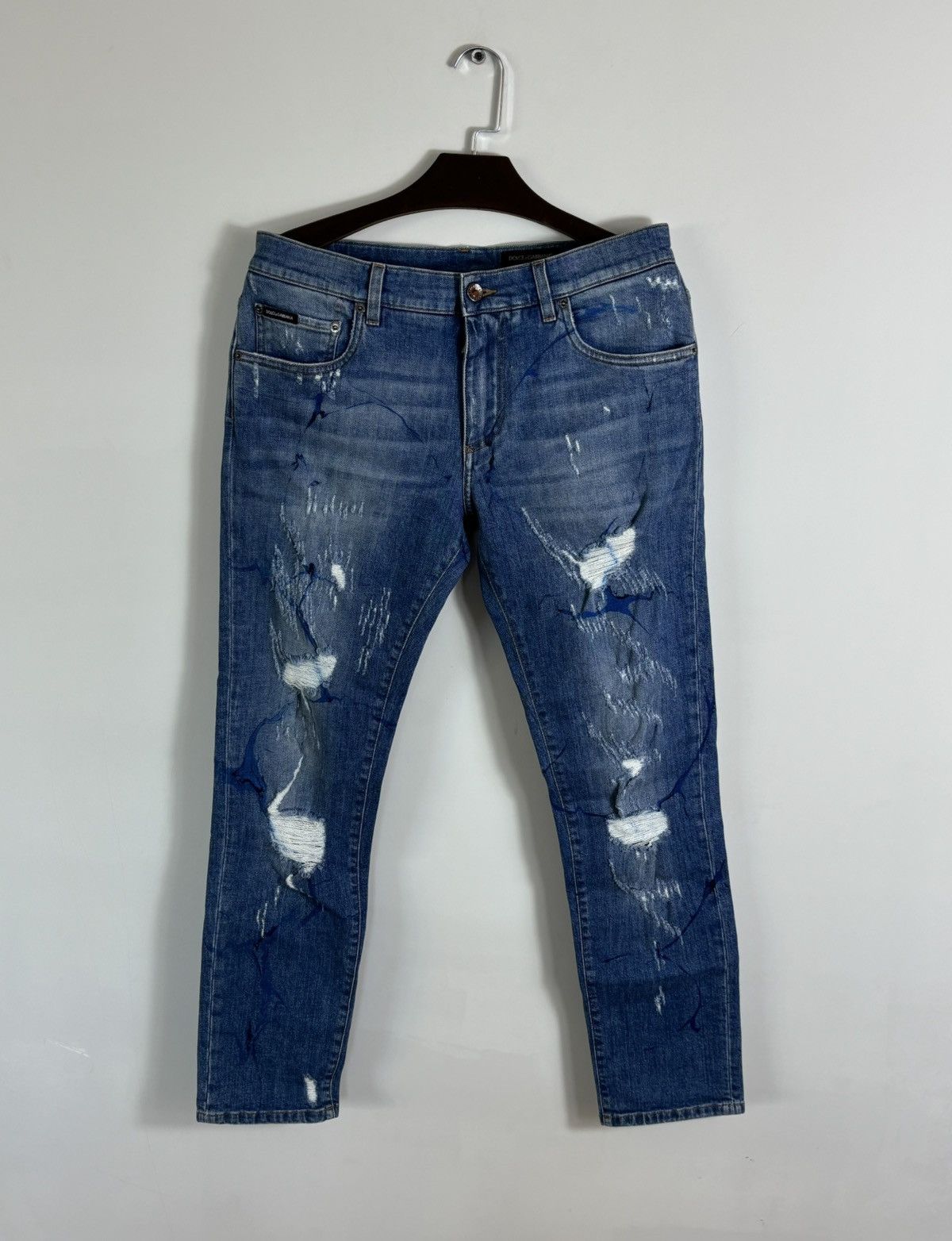 Dolce & Gabbana Dolce Gabbana Distressed Denim Jeans Size US 31 - 2 Thumbnail