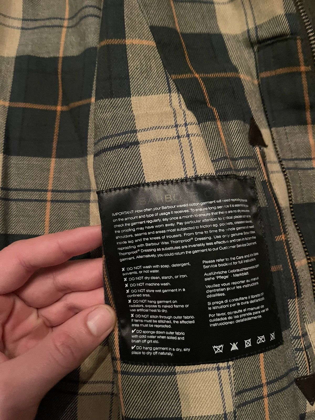 Barbour × Designer Barbour Beadnell waxed iconic jacket Size XL / US 12-14 / IT 48-50 - 9 Thumbnail