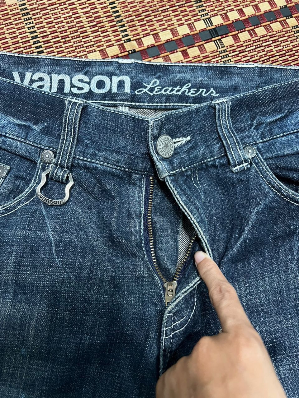 Vanson Leathers Vanson Leather The Front of Armament Jeans Size US 34 / EU 50 - 4 Thumbnail