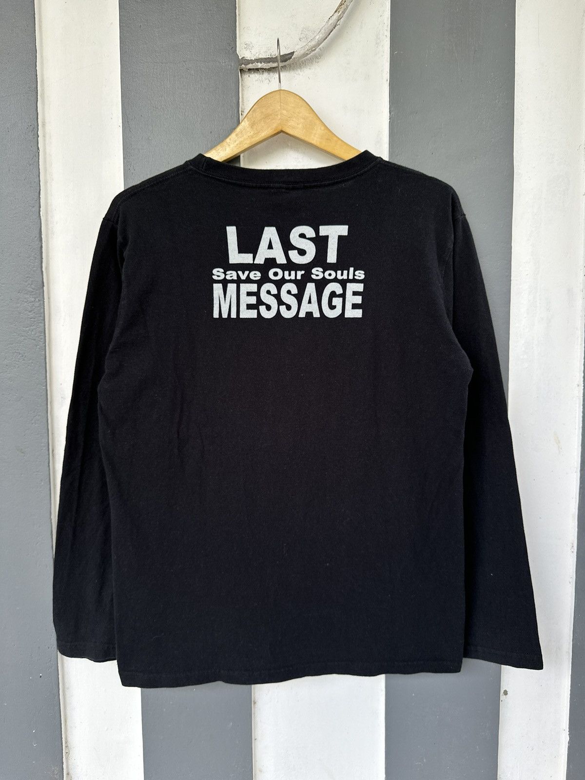 Hysteric Glamour NICE DESIGN JAPANESE LAST SAVE OUR SOULS MESSAGE LONG SLEEVE Size US L / EU 52-54 / 3 - 3 Thumbnail
