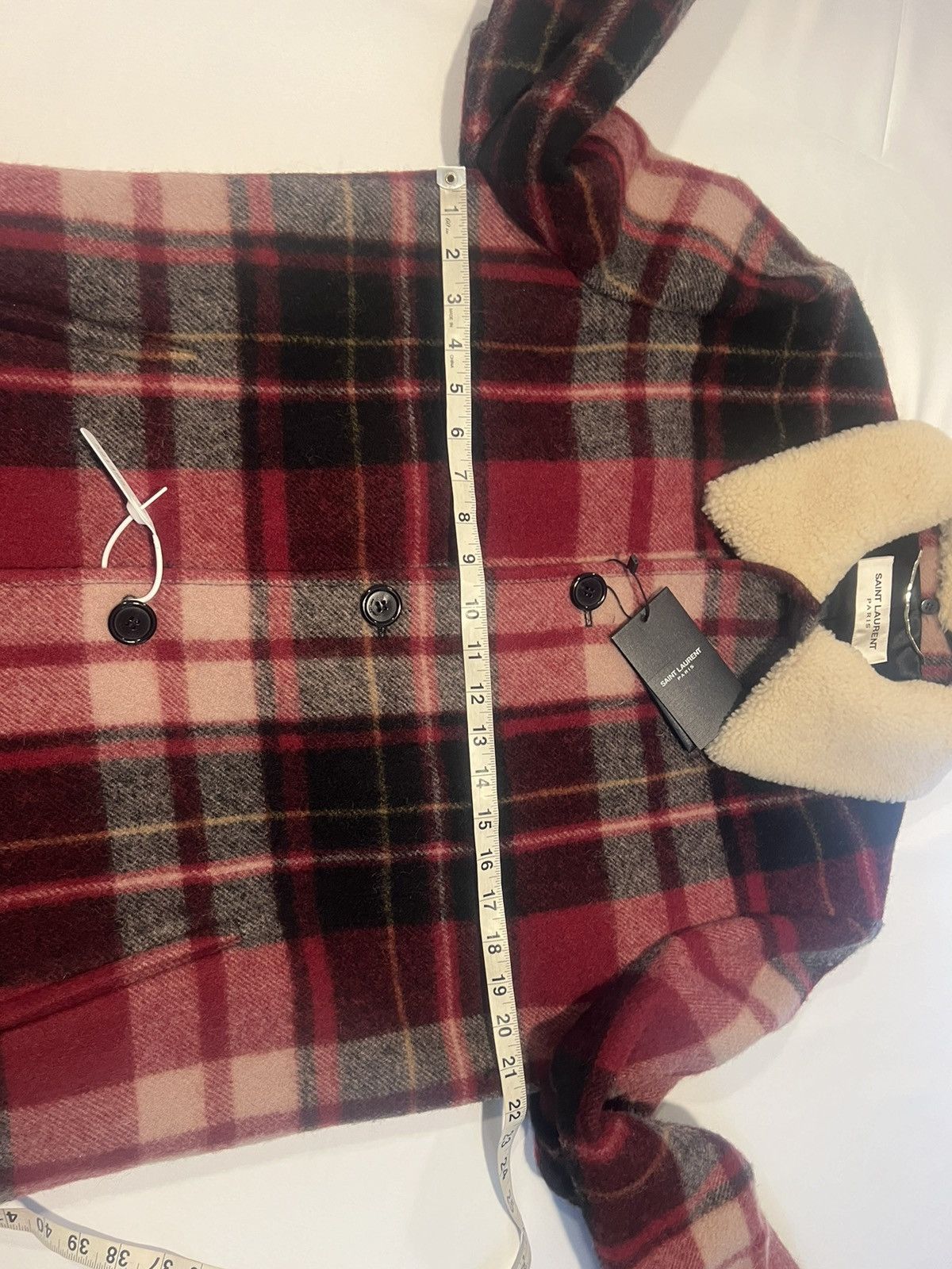 Saint Laurent Paris Saint Laurent mens overcoat. 50/40. $3650 Size US M / EU 48-50 / 2 - 8 Thumbnail