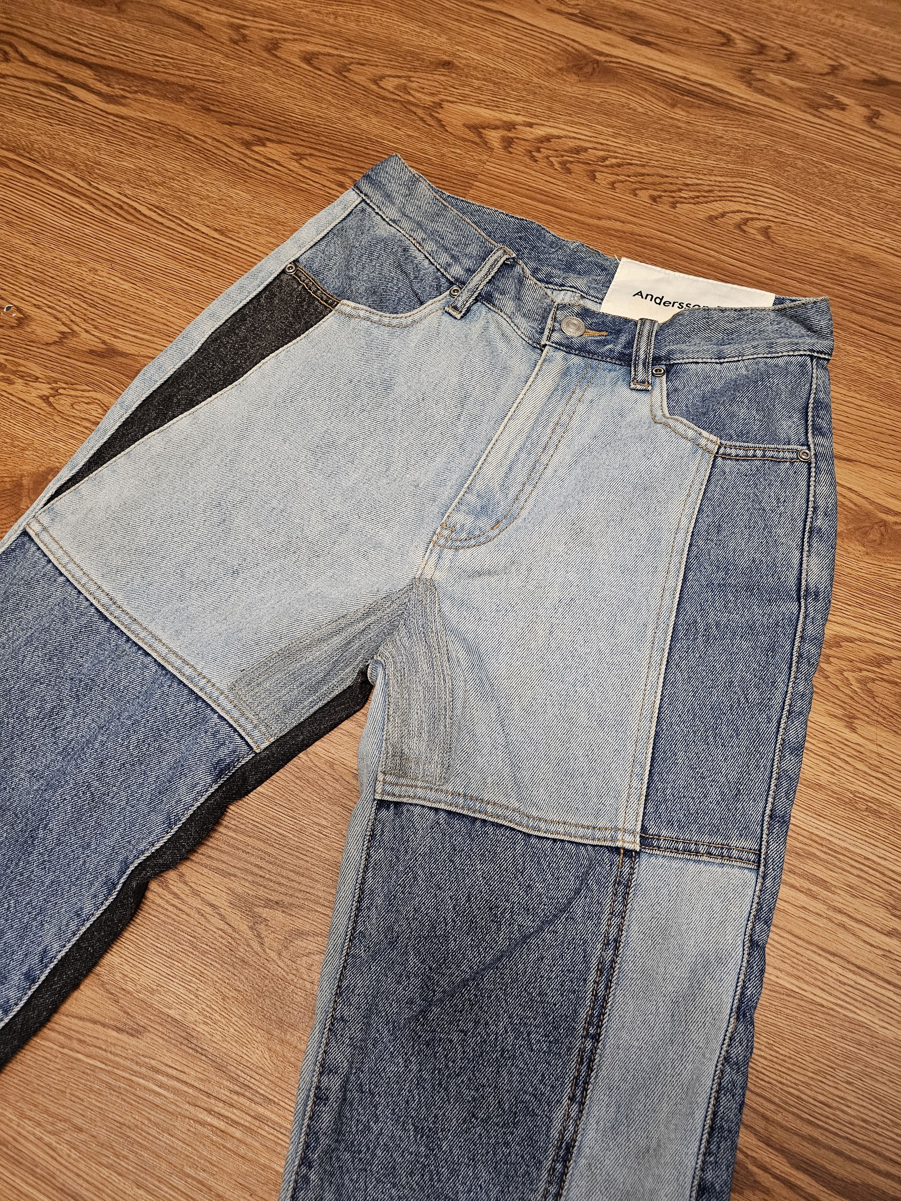 Andersson Bell Andersson Bell Patchwork Flare Jeans Size 27" / US 4 / IT 40 - 3 Thumbnail