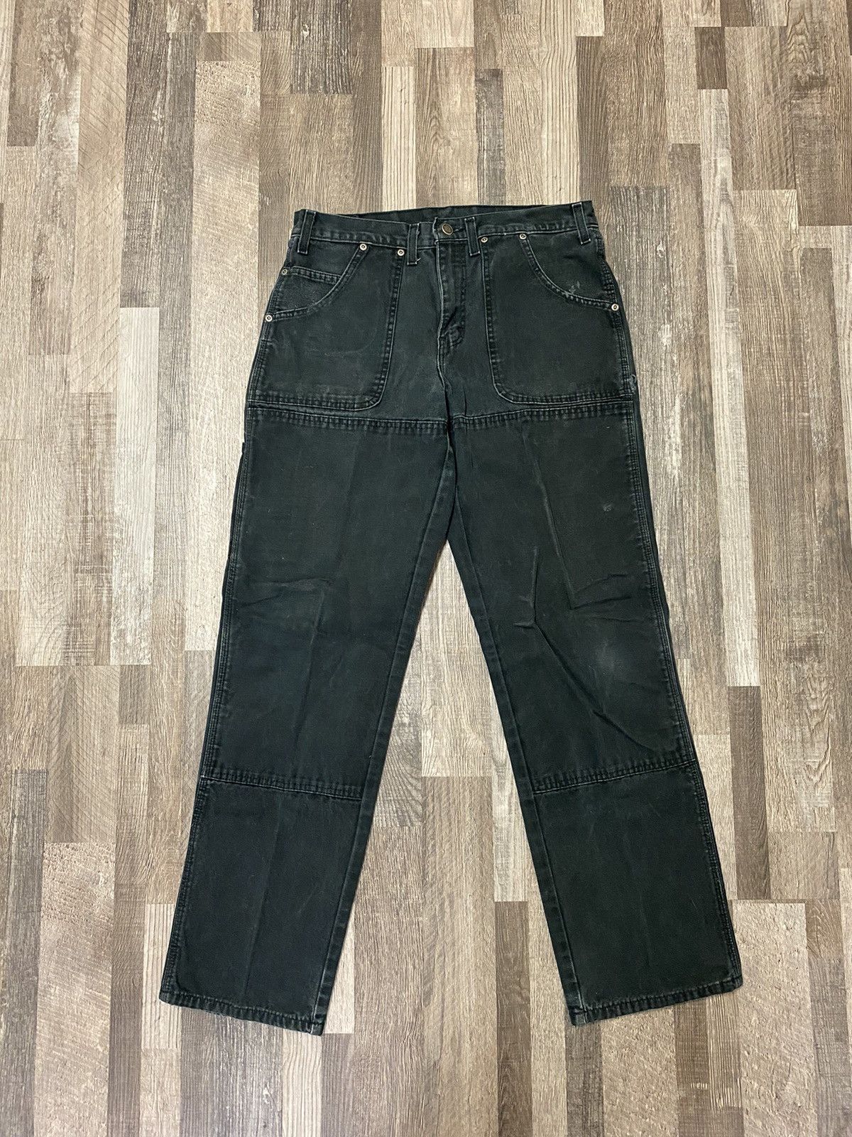 Dickies Vintage Dickies Double Knee Carpenter Pant Black Workwear Size US 32 / EU 48 - 1 Thumbnail