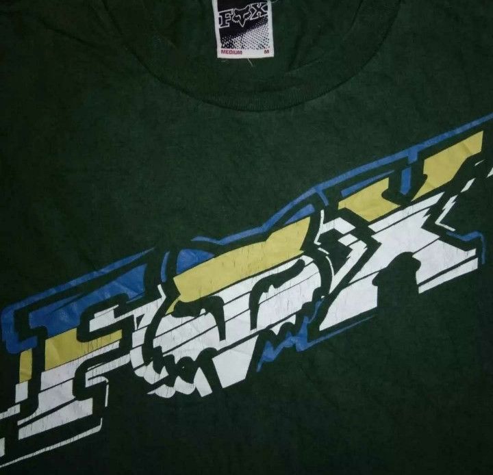 Fox Racing VTG 2000s Y2K Fox Racing 🐺🚴 BMX Motocross tshirt Size US M / EU 48-50 / 2 - 1 Thumbnail