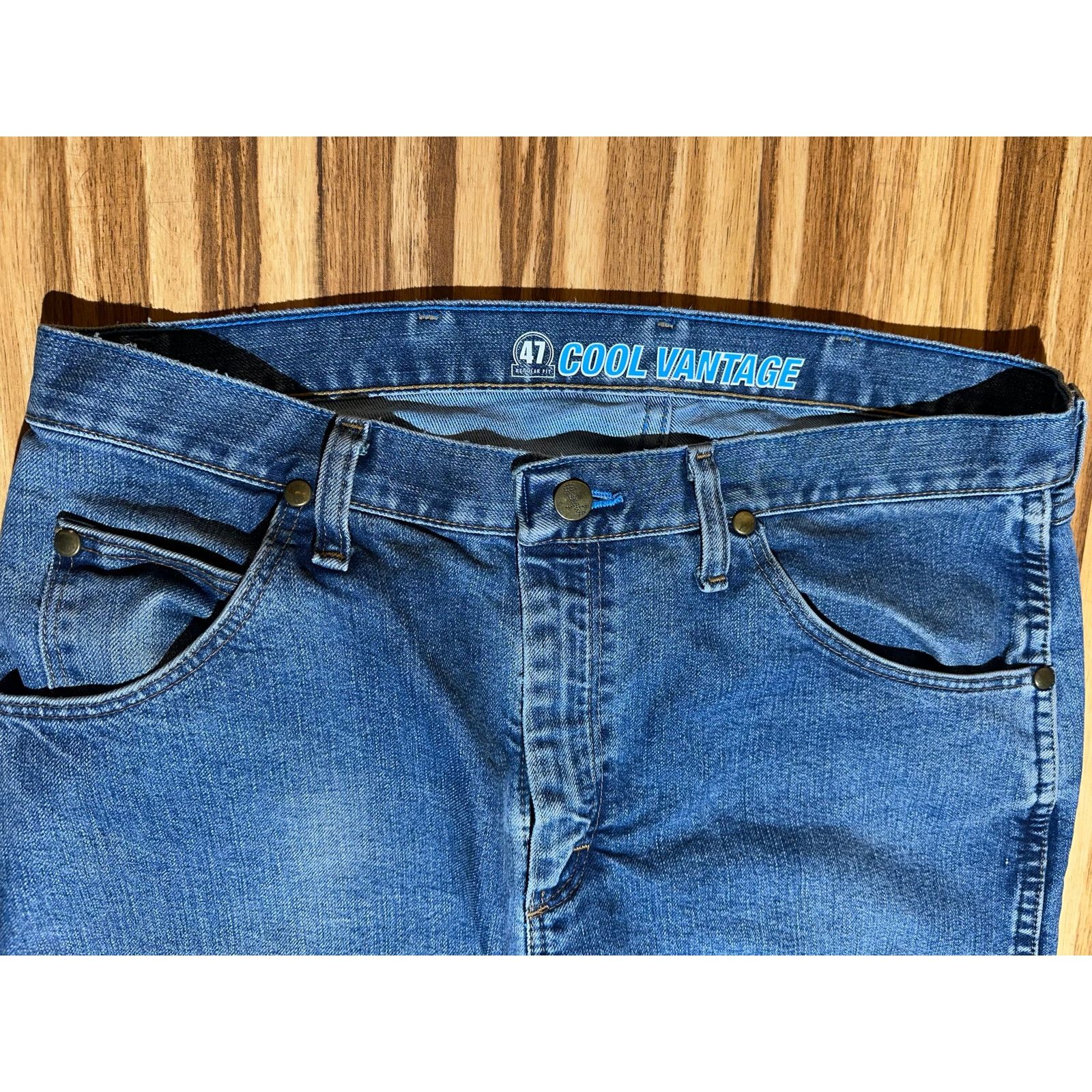 Wrangler Wrangler Blue Jeans Straight Fit Size 34 x 32 Size US 34 / EU 50 - 5 Thumbnail