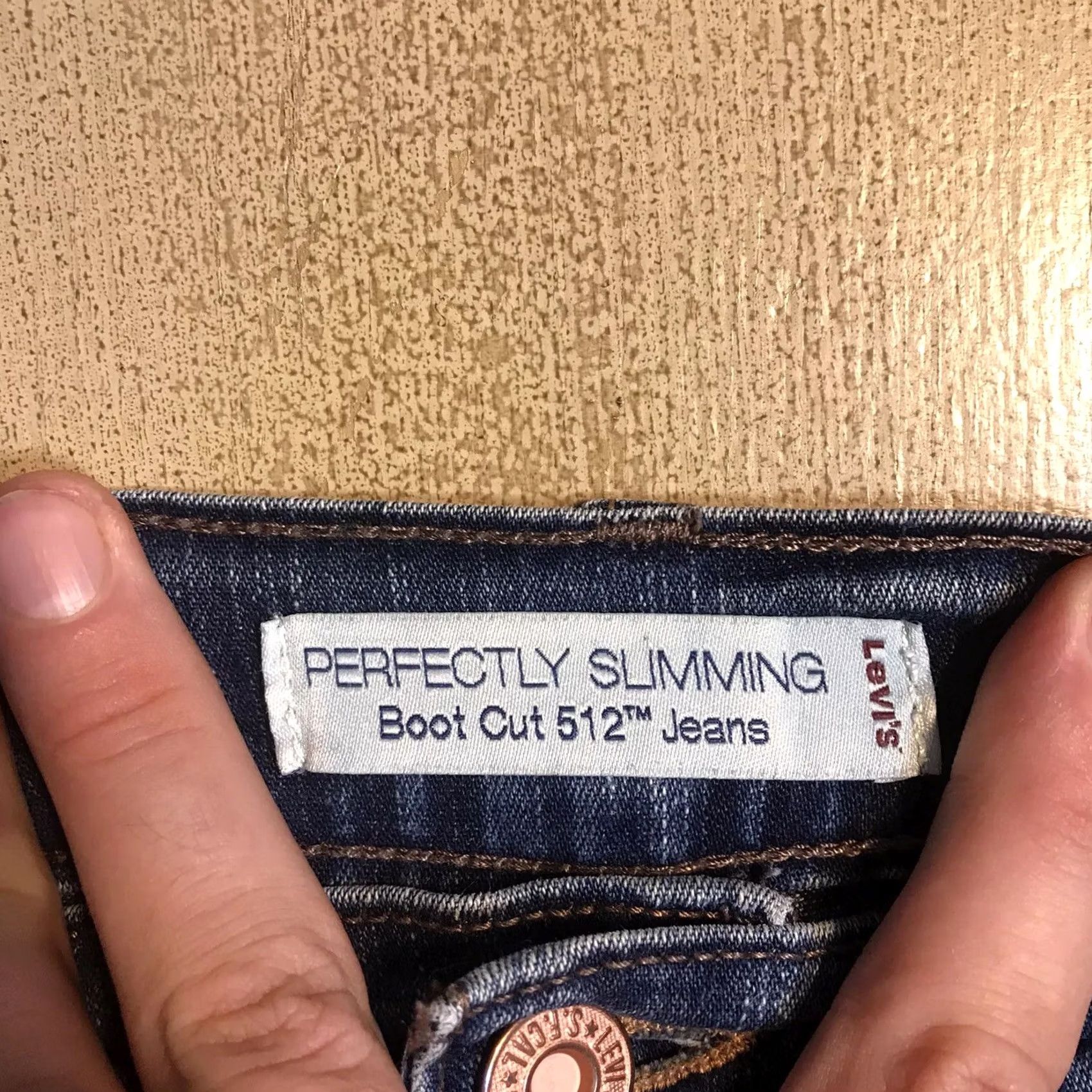Levi's VINTAGE Levi's 512 Jeans Womens Regular Slim Straight 18 Inseam 26 Blue Denim 100% Cotton Bohemian 80s 90s Classic Hemmed Size 40" / US 18 - 7 Thumbnail