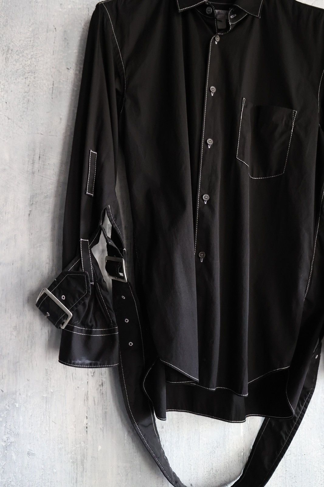 Comme des Garcons Homme Plus Comme des garçons black cotton shirt Size US XS / EU 42 / 0 - 3 Thumbnail