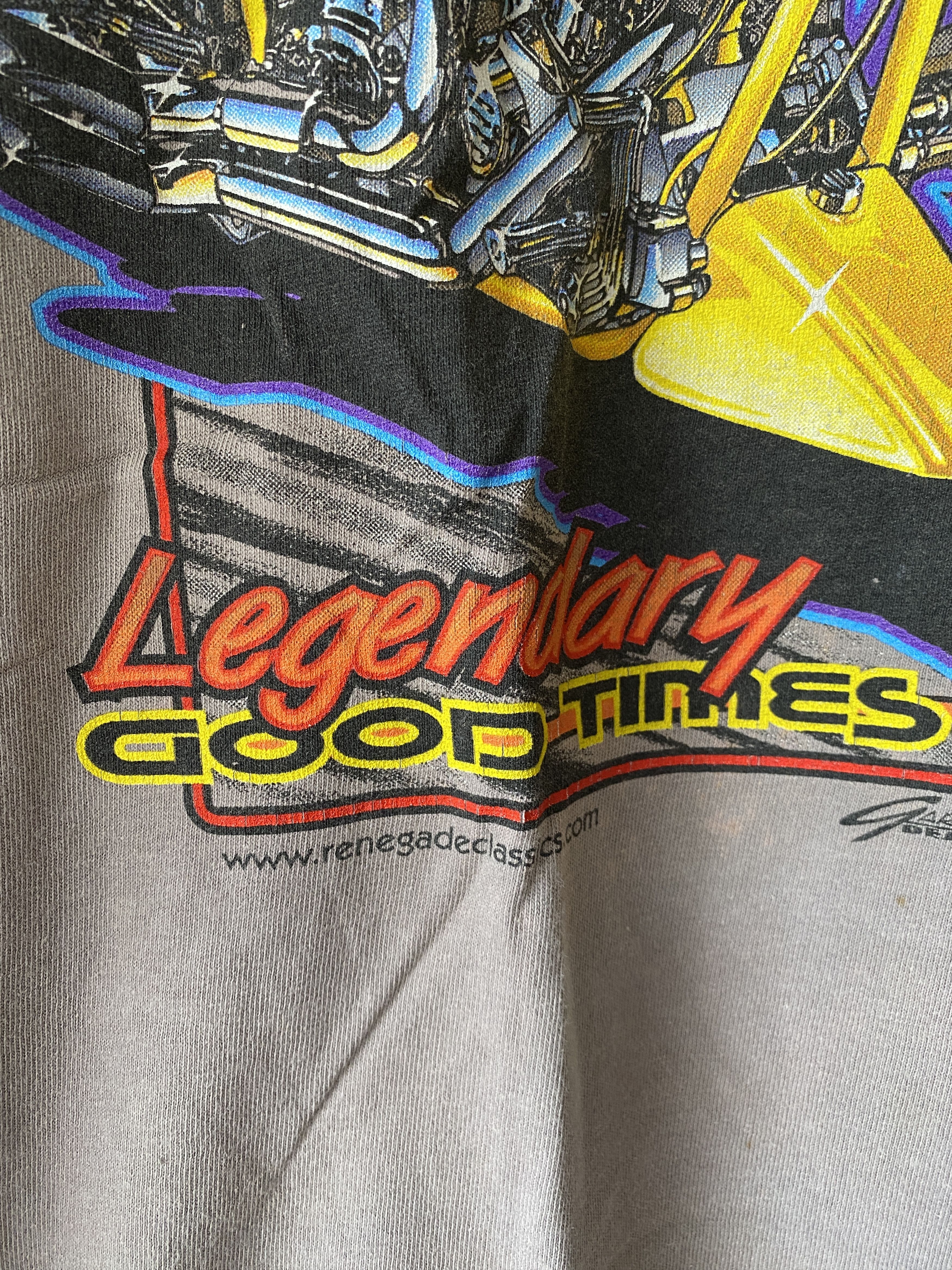 Hanes VINTAGE 90’ STURGLS MOTORCYCLE T SHIRT Size US XL / EU 56 / 4 - 5 Thumbnail