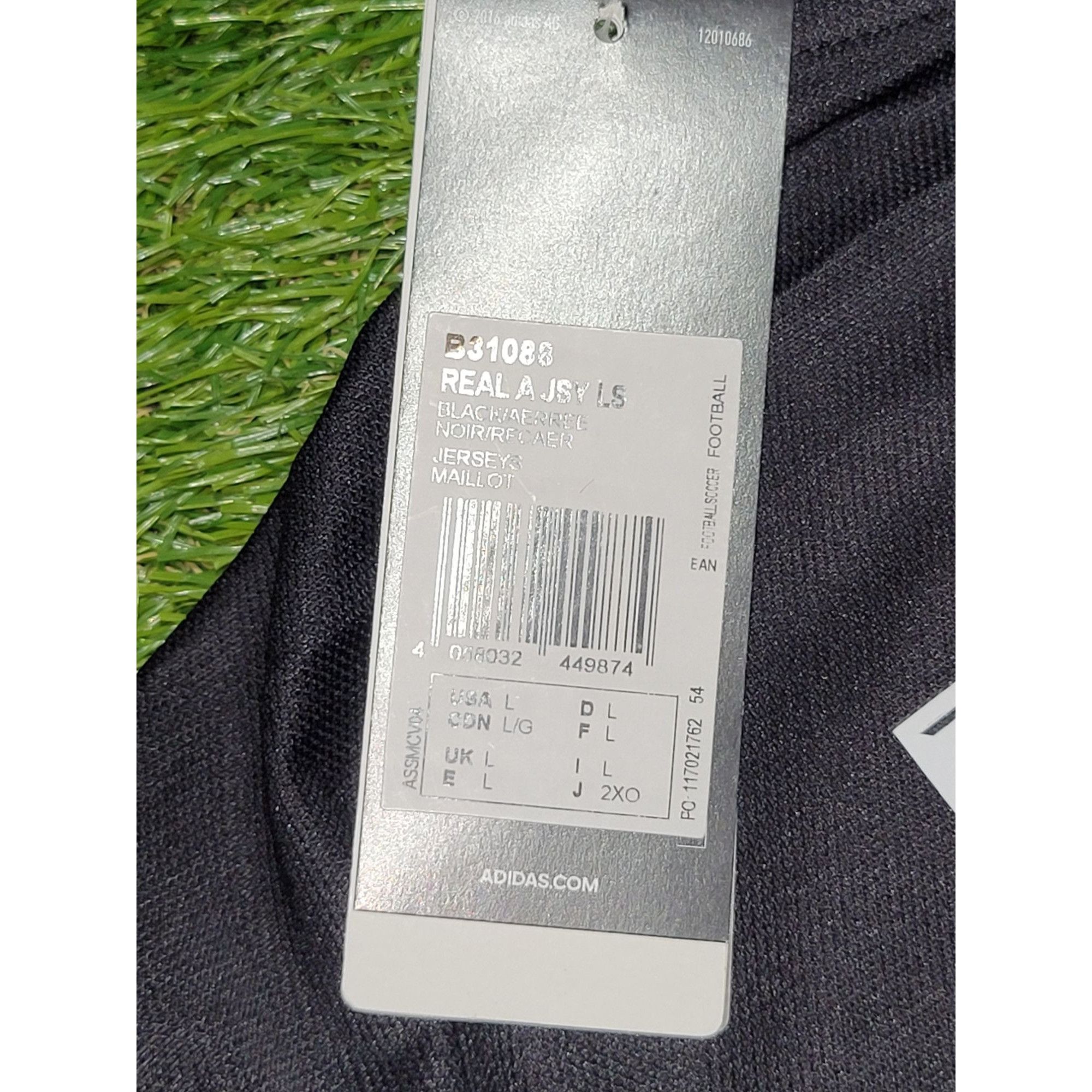 Adidas Ronaldo Real Madrid 2017 2018 UEFA Away Soccer Jersey BNWT L Size US L / EU 52-54 / 3 - 6 Thumbnail