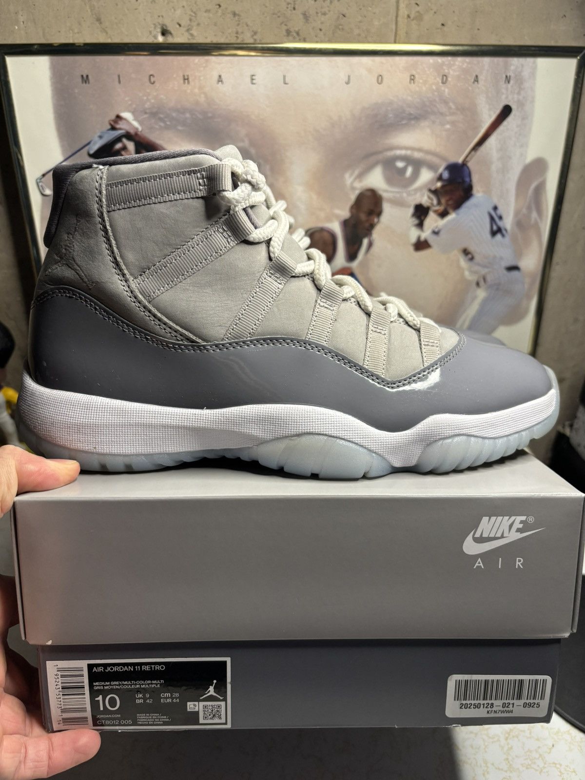 Jordan Brand Jordan Retro 11 ‘cool grey’ Size US 10 / EU 43 - 1 Thumbnail