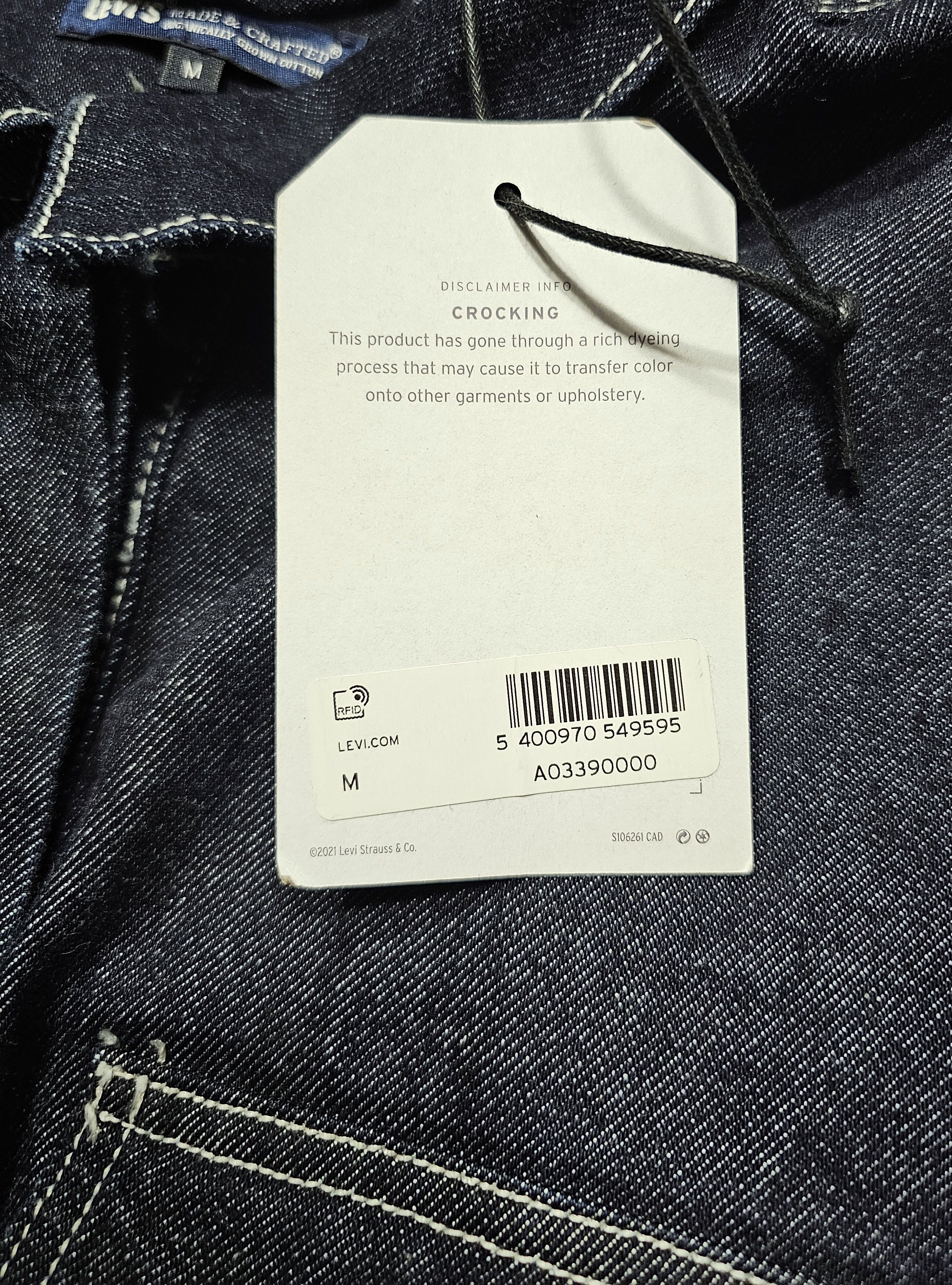 Levi's Made & Crafted NWT 298$ Levi's Made&Crafted Denim Flight Suit Size M Size 28" / US 6 / IT 42 - 10 Thumbnail