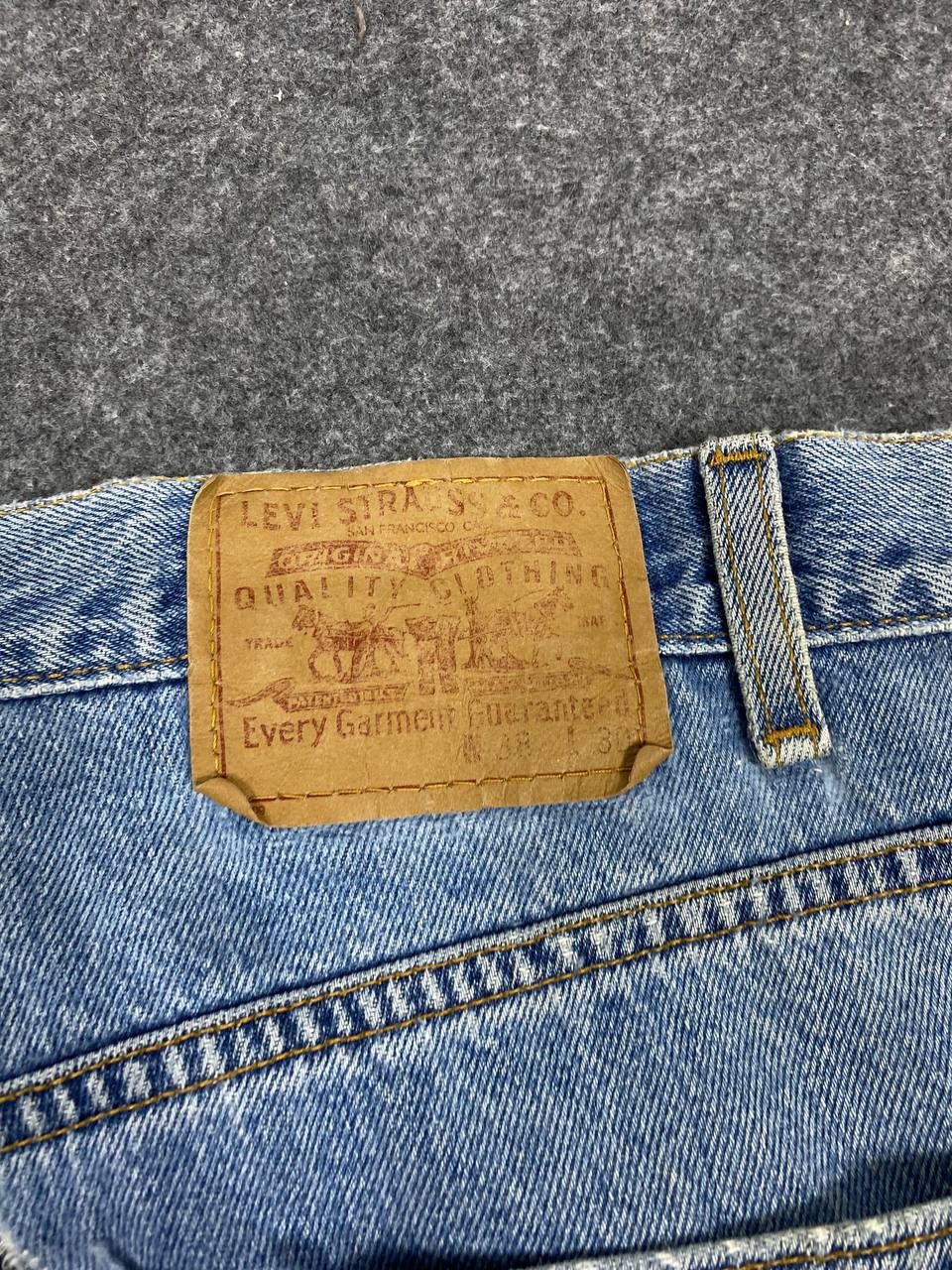 Levi's vintage levis relaxed fit straight leg distressed denim Size US 38 / EU 54 - 6 Thumbnail