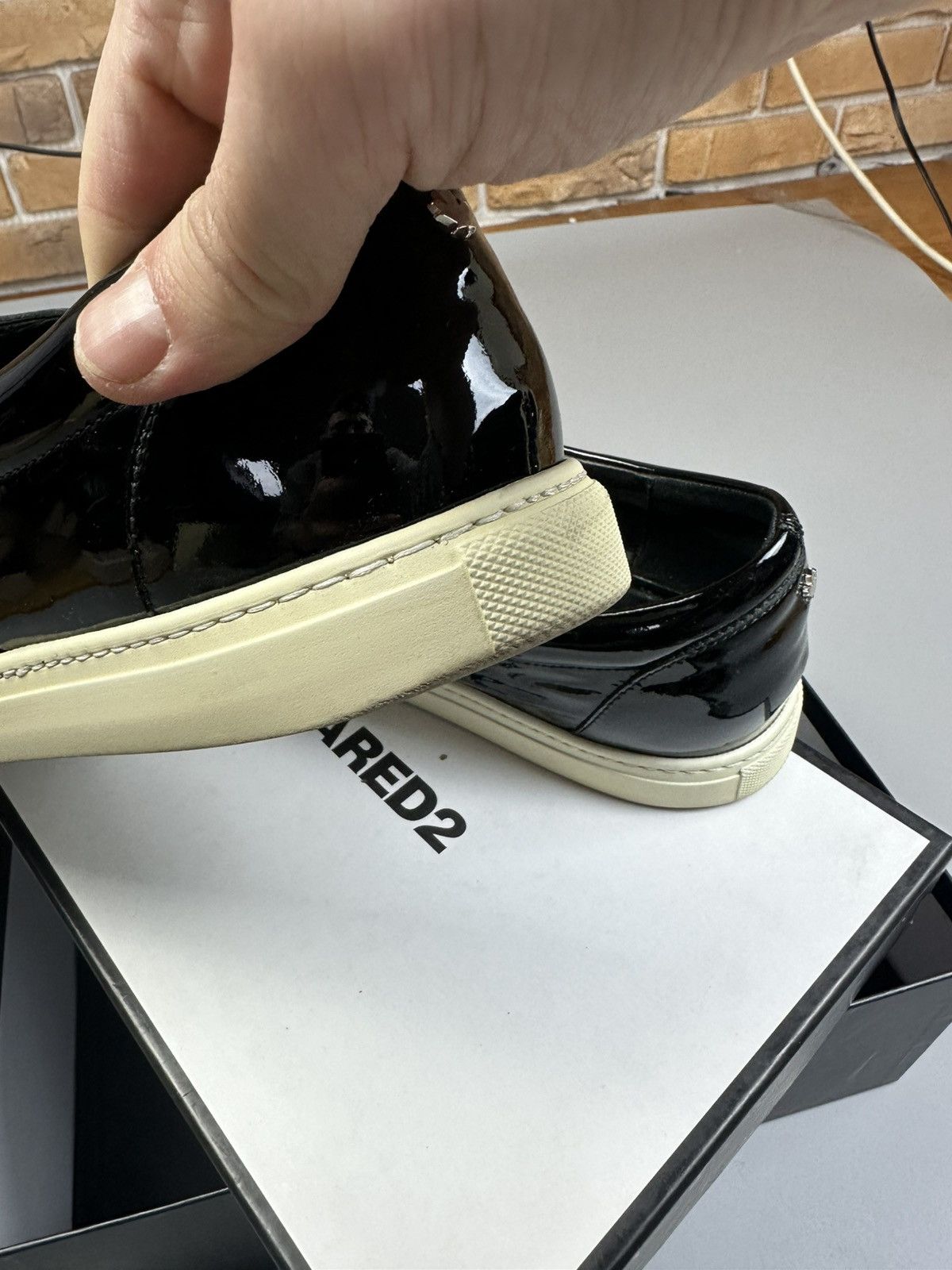 Dsquared2 Dsquared2 lacquered leather slip ons Size US 10.5 / EU 43-44 - 6 Thumbnail