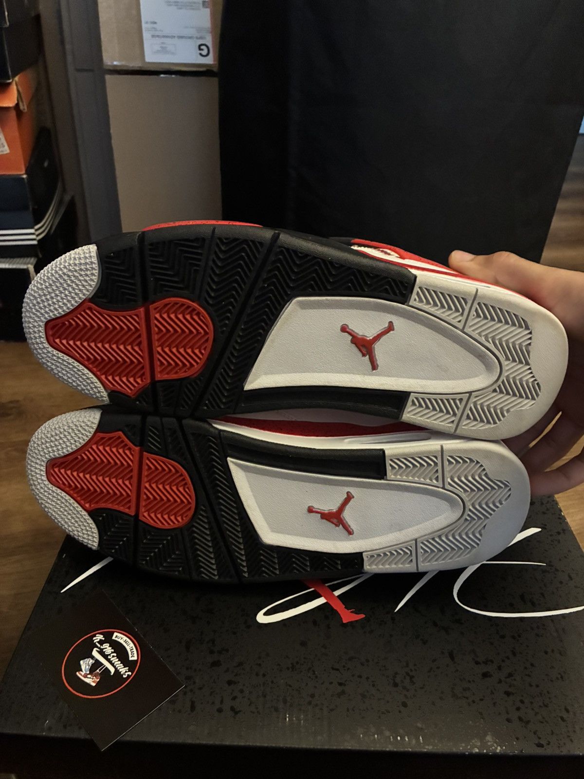 Jordan Brand Jordan 4 red cement Size US 12.5 / EU 45-46 - 6 Thumbnail