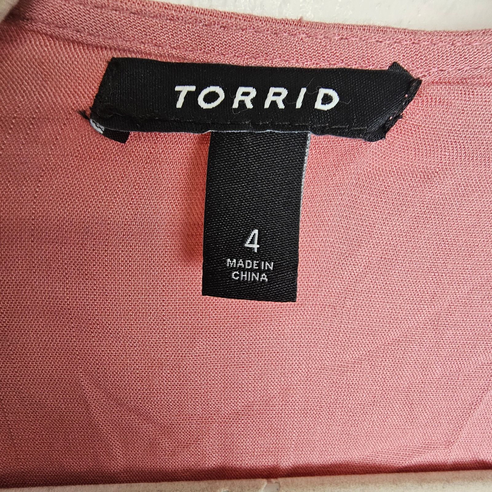 Torrid Torrid Womens Textured Drape Kimono Size 4X Stretch Layering Size 4XL / US 24-26 - 7 Thumbnail