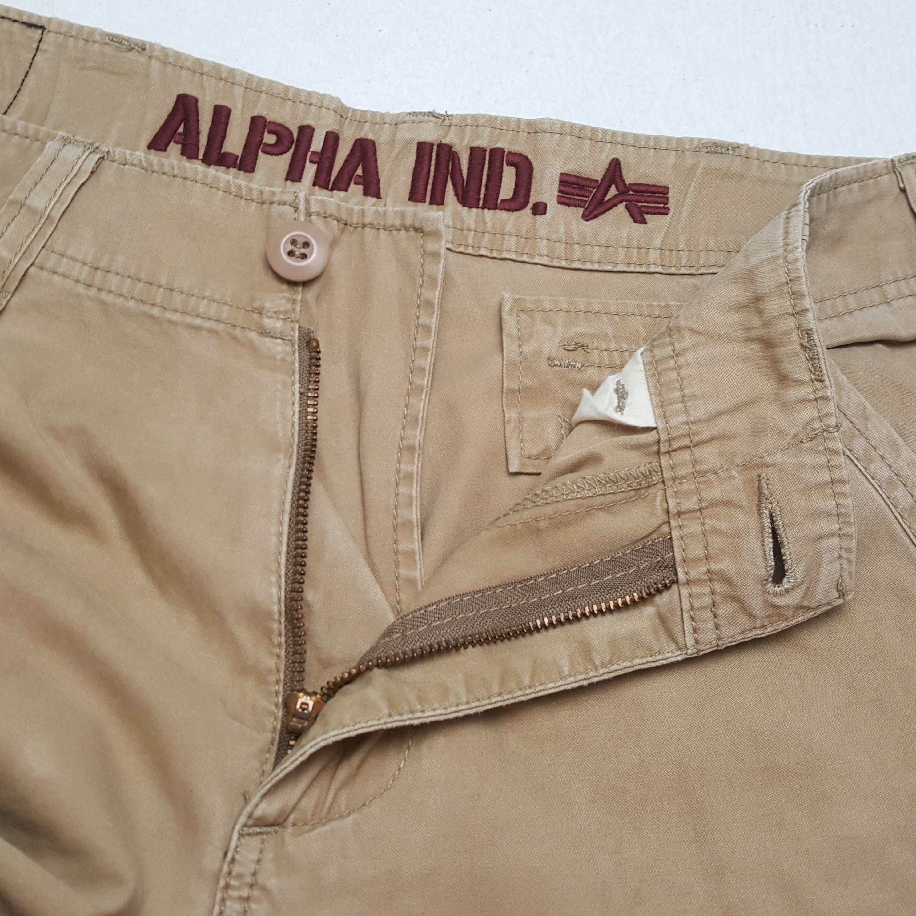 Alpha Industries × Vintage ALPHA INDUSTRIES Cargo Pants Style Size US 31 - 12 Thumbnail