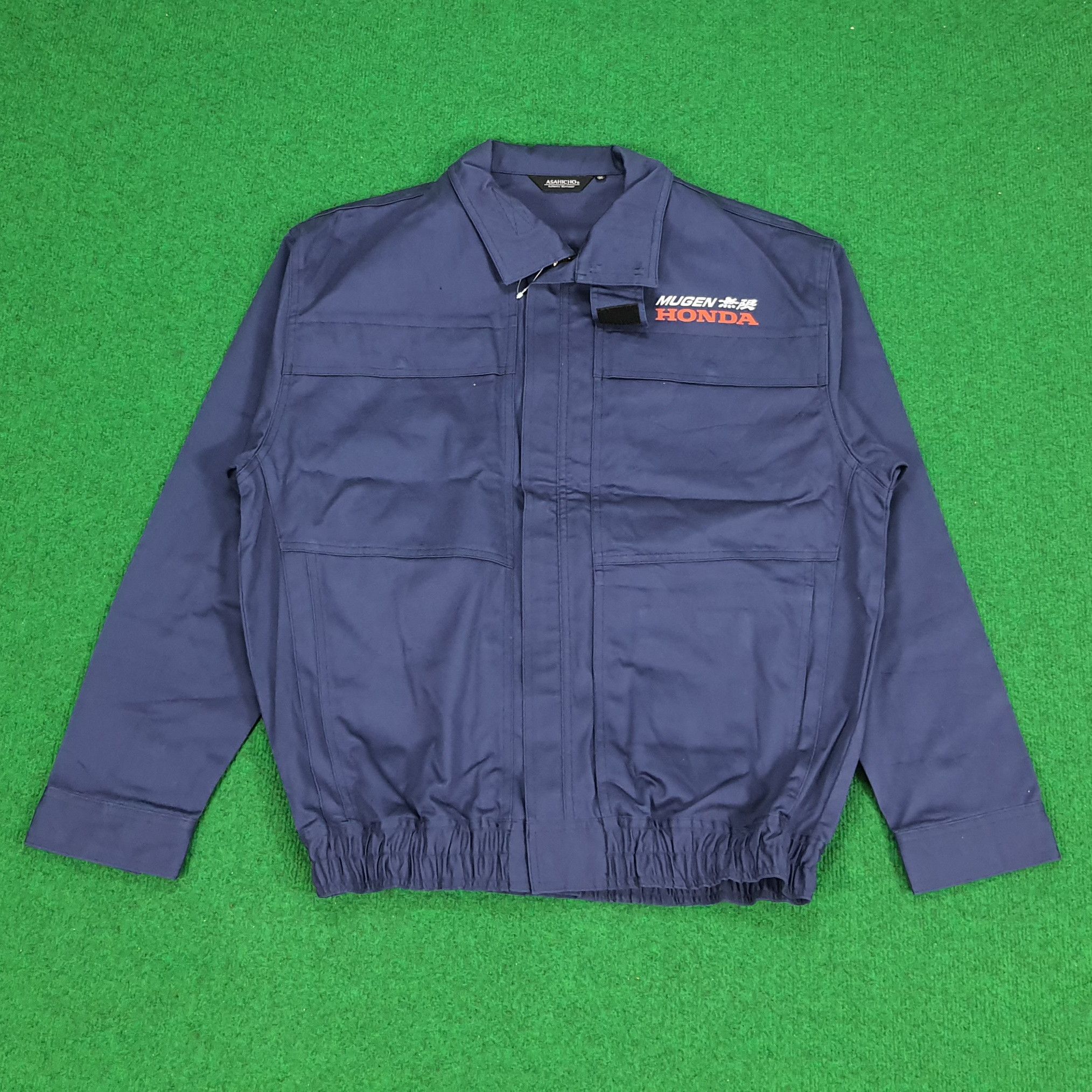 Japanese Brand × Vintage Vintage HONDA Mugen Japan Racing Jacket With Fan Holes Size US L / EU 52-54 / 3 - 4 Thumbnail