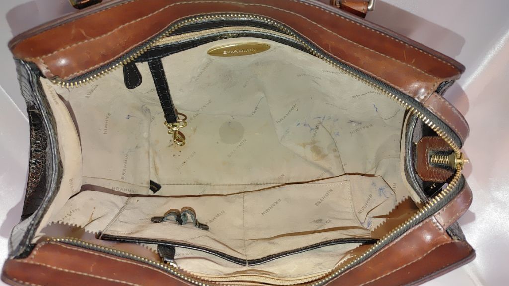 BRAHMIN Brahmin Arden Tortoise Melbourne Satchel Size ONE SIZE - 10 Thumbnail