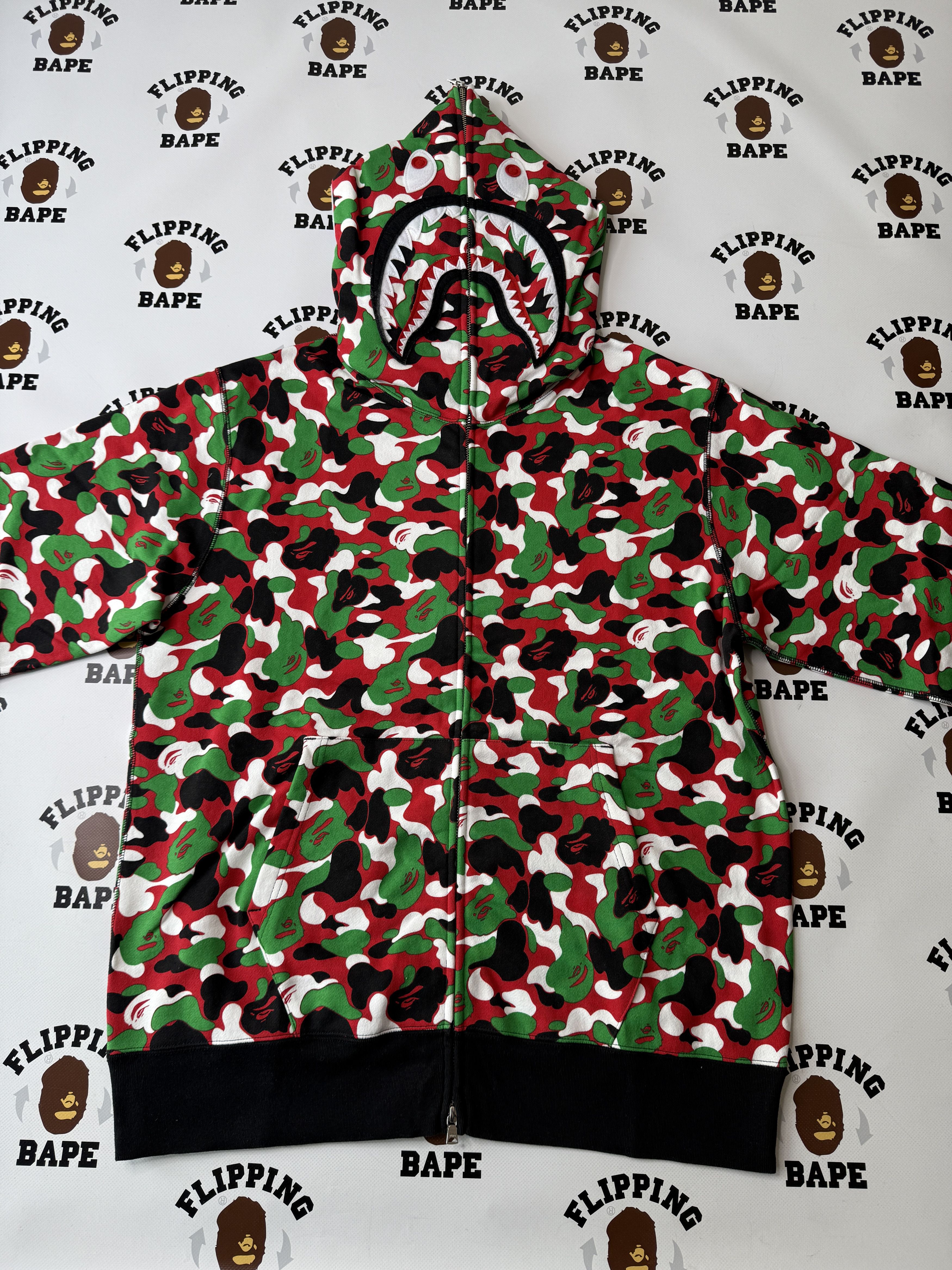 Bape BAPE DUBAI SEPARATE SHARK FULL ZIP HOODIE Size US XL / EU 56 / 4 - 10 Thumbnail