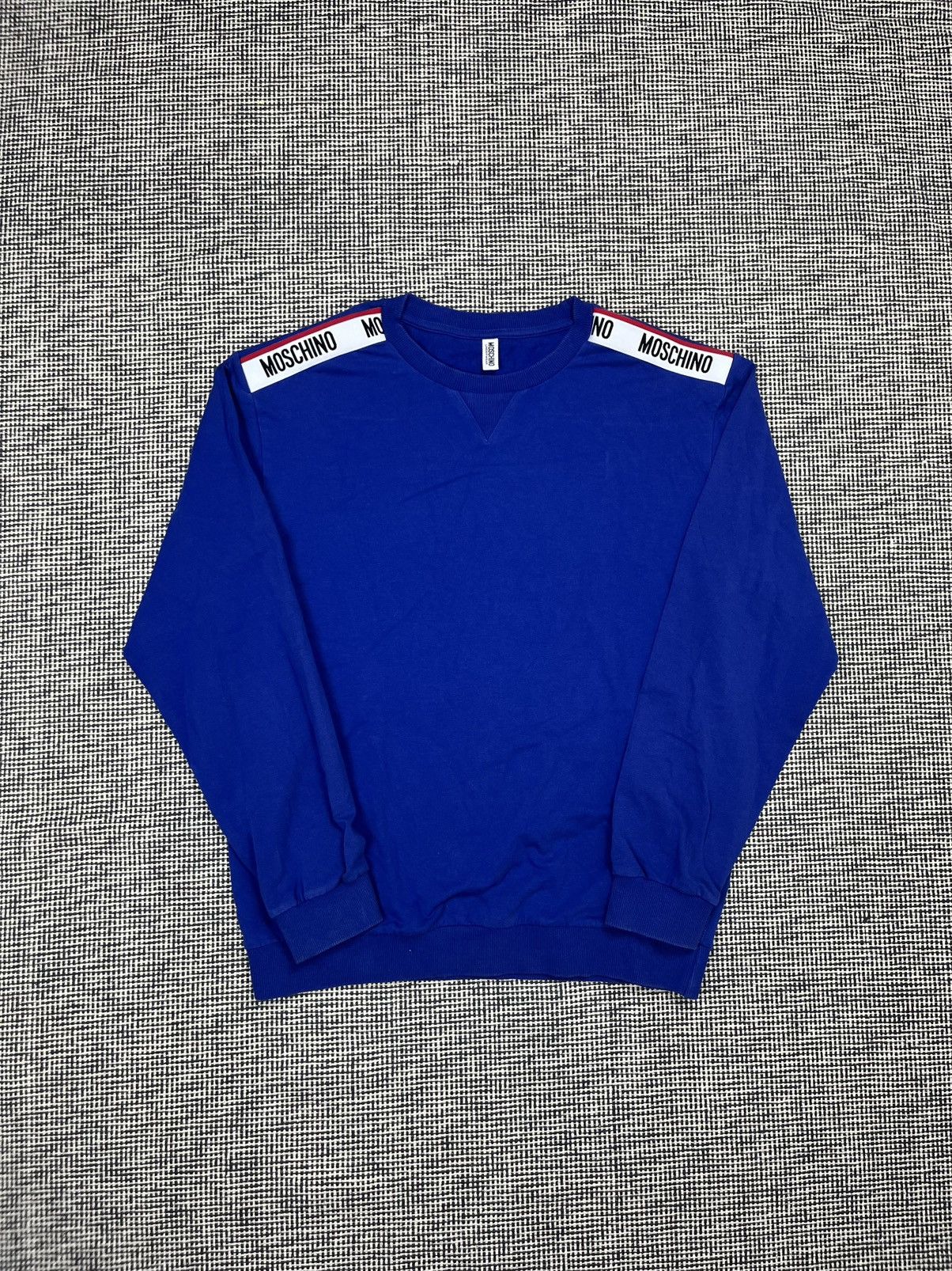 Moschino Moschino tape logo light sweatshirt Size US L / EU 52-54 / 3 - 1 Thumbnail
