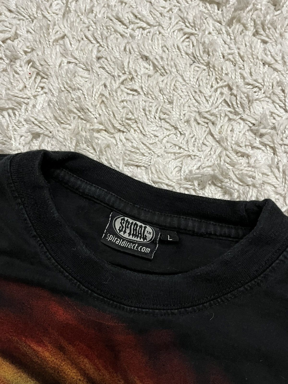 Japanese Brand × Vintage Vintage Long Sleeve Spiral Big Logo Skeletons Size US L / EU 52-54 / 3 - 3 Thumbnail