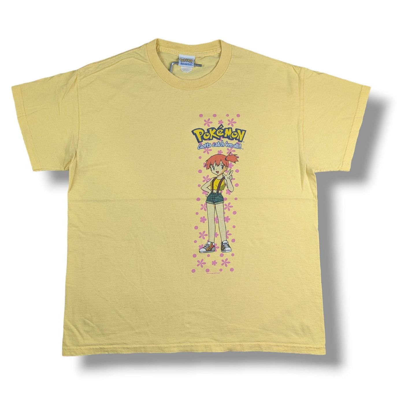 Anime Vintage 1999 Pokemon MISTY Shirt Nintendo cartoon anime Size US M / EU 48-50 / 2 - 1 Thumbnail