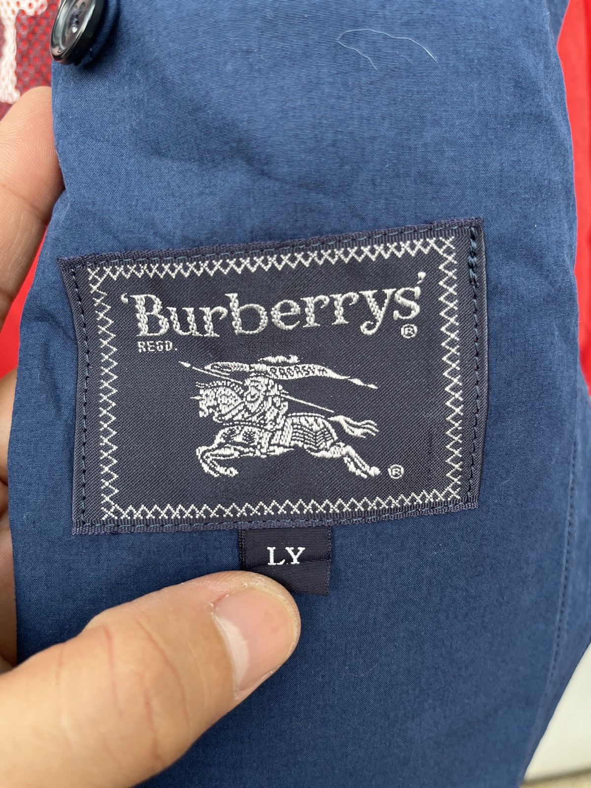 Burberry × Vintage Burberry Sports Vintage Logo Bomber Jacket Size US L / EU 52-54 / 3 - 10 Thumbnail