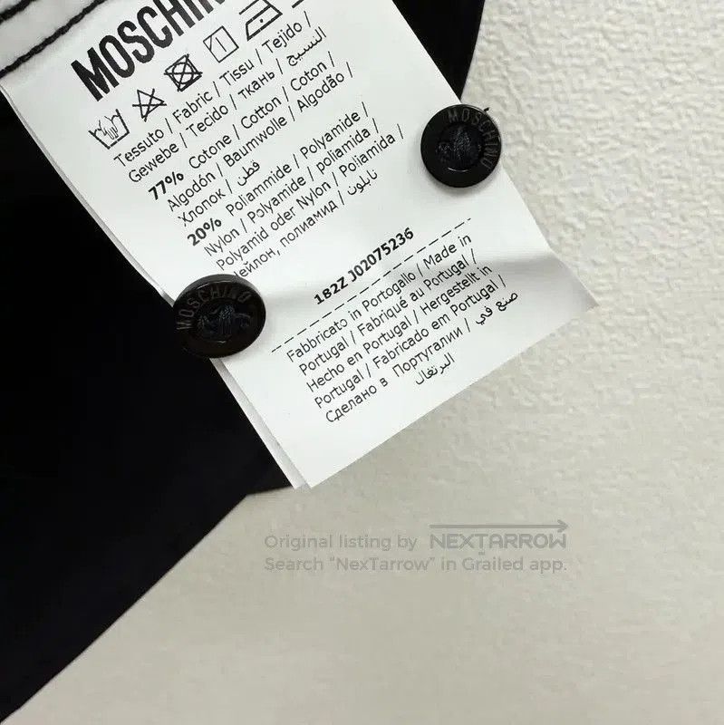 Moschino Moschino Black Long Sleeve Men's Shirt . Size US L / EU 52-54 / 3 - 7 Thumbnail