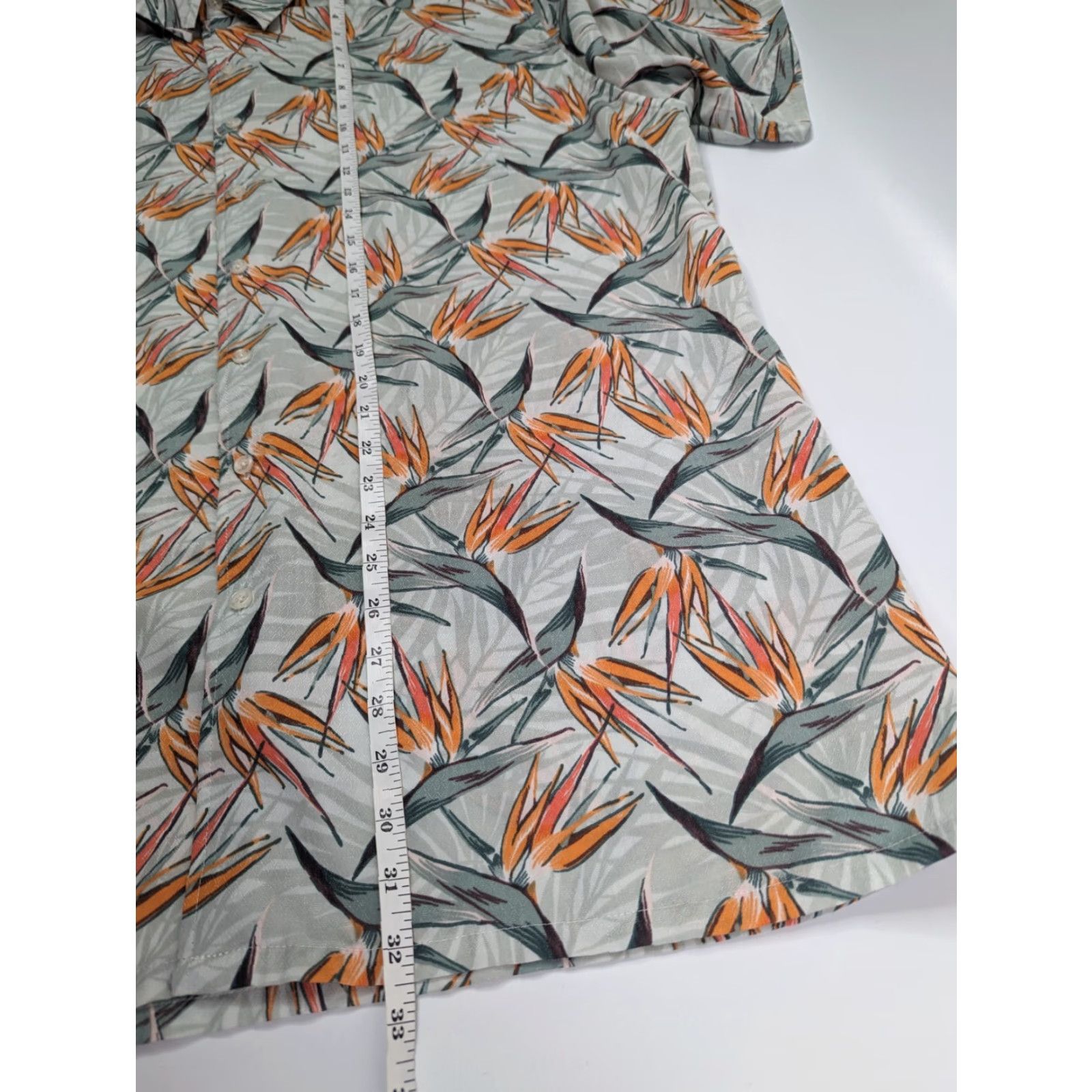 Croft & Barrow VINTAGE Croft & Barrow Easy Care Bird Of Paradise Flower AOP Hawaiian Shirt Men's 2XL Size US XXL / EU 58 / 5 - 3 Thumbnail