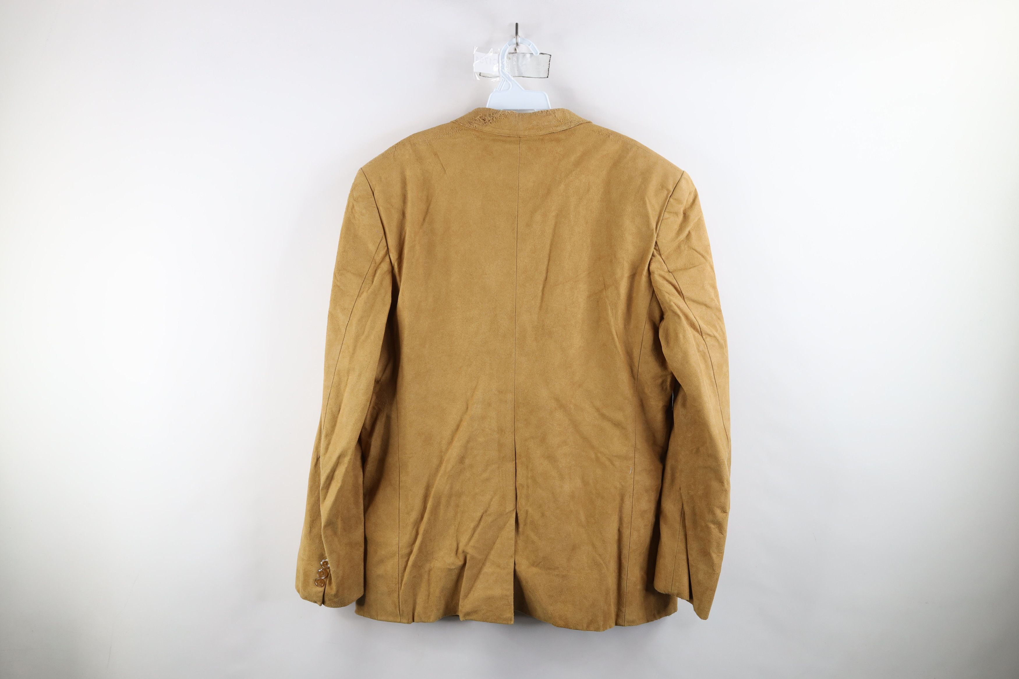 Vintage Vintage 70s 80s Streetwear Leather Blazer Suit Coat Jacket Size US L / EU 52-54 / 3 - 14 Thumbnail