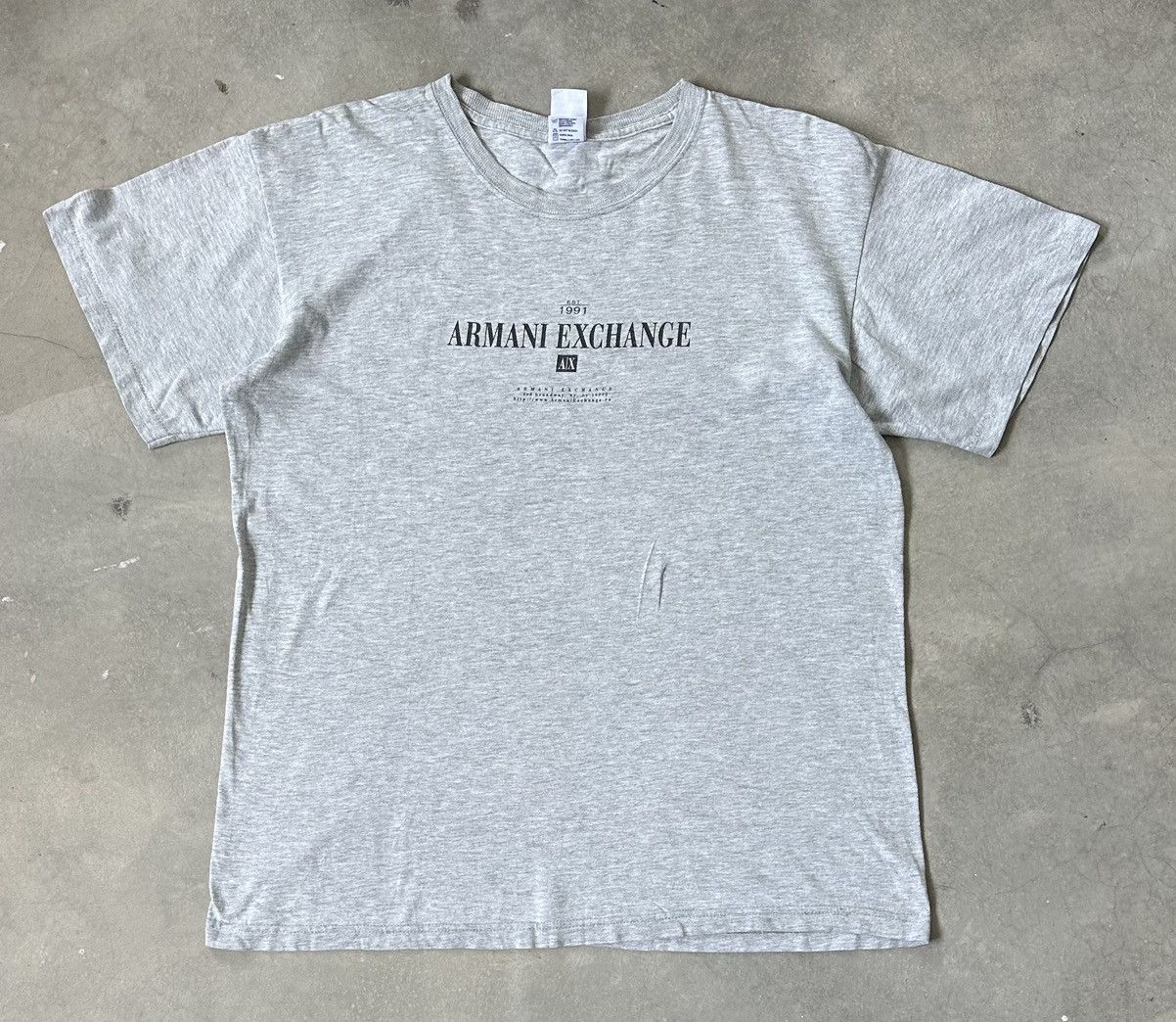 Armani Exchange VINTAGE ARMANI EXCHANGE MADE IN USA TEE Size US M / EU 48-50 / 2 - 1 Thumbnail