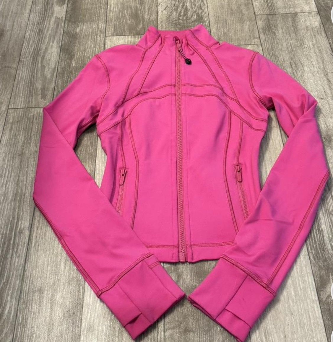 image of Lululemon Align Cropped Jacket in Pink, Women's (Size XS)