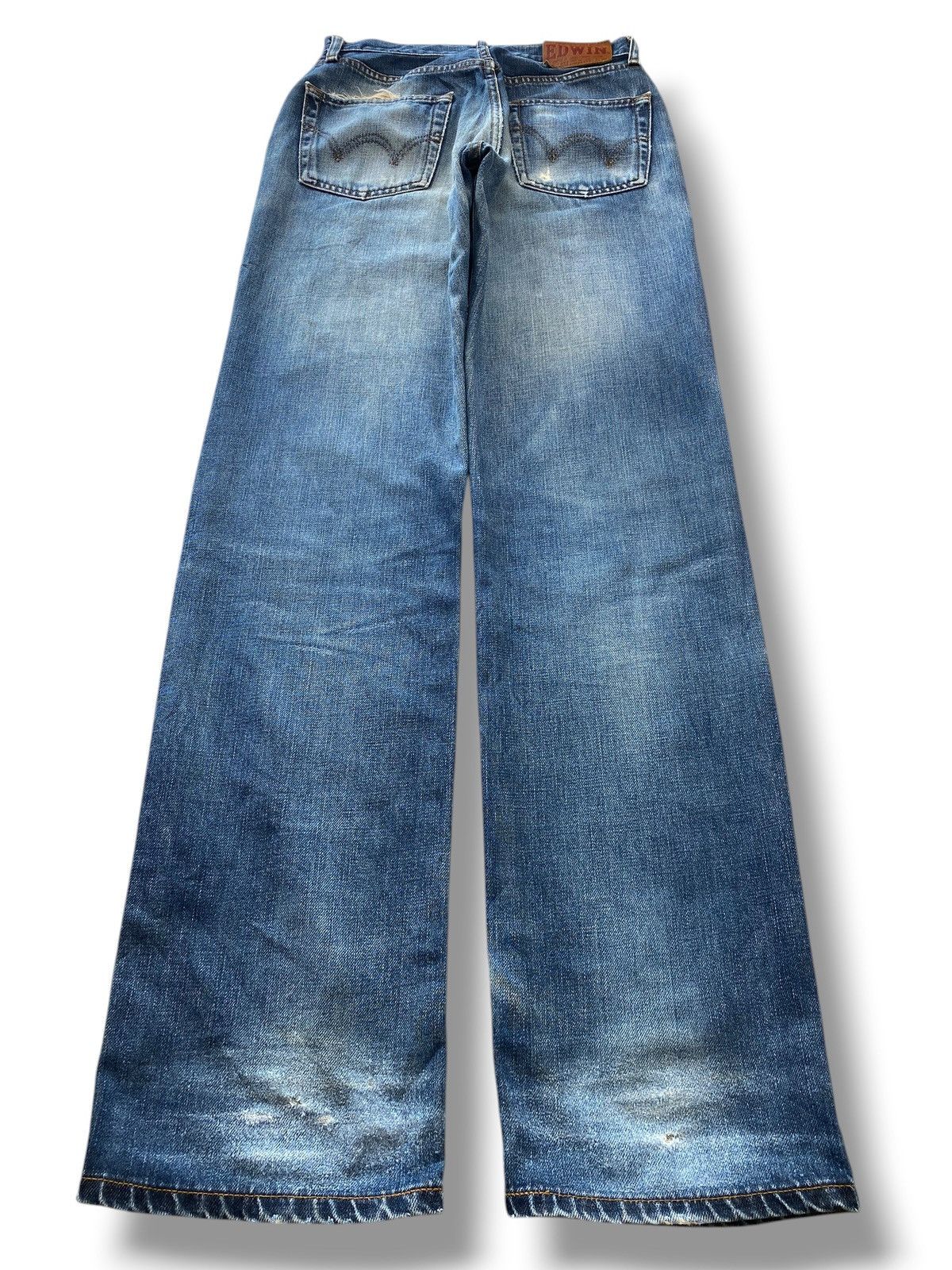 Edwin Edwin 503 Faded Wash Style Regular Leg Jeans Size US 27 - 3 Thumbnail