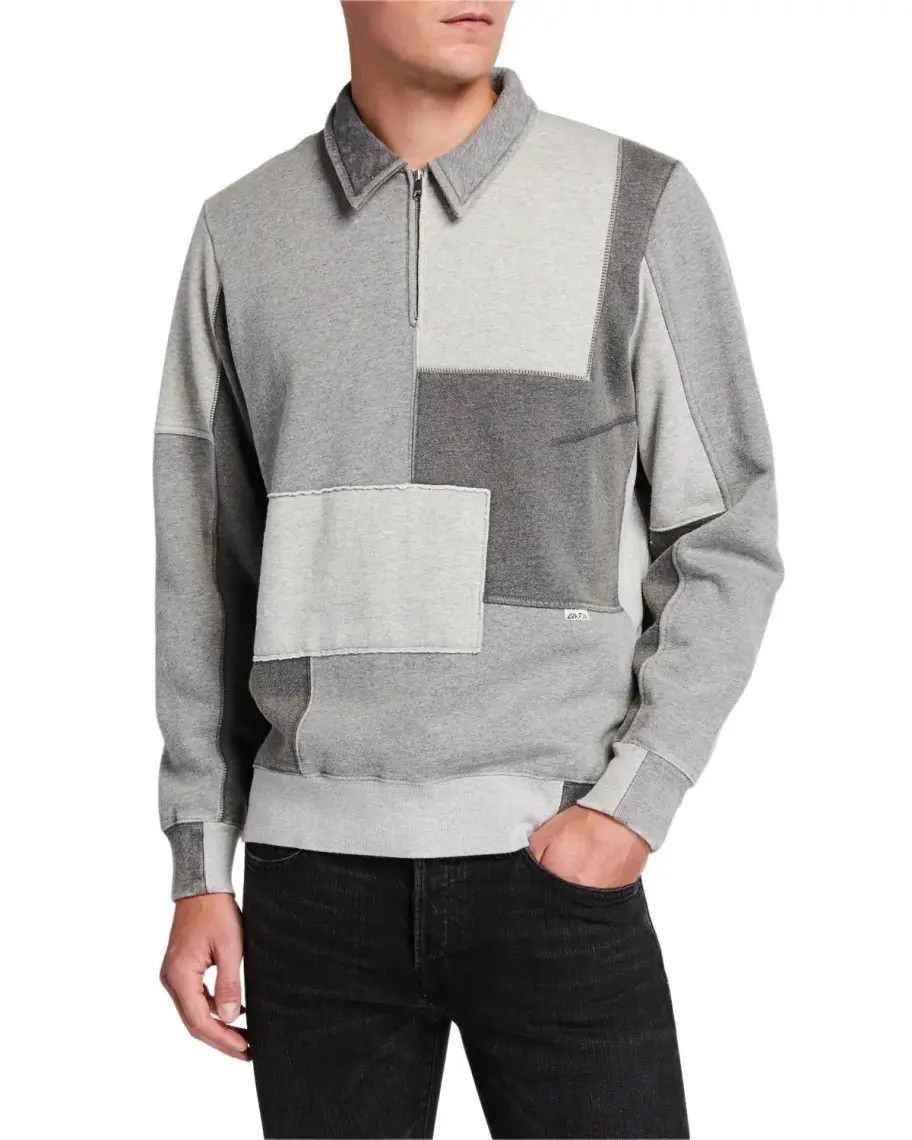 Ovadia & Sons Ovadia & Sons Dune Half Zip Patchwork L Size US L / EU 52-54 / 3 - 7 Thumbnail