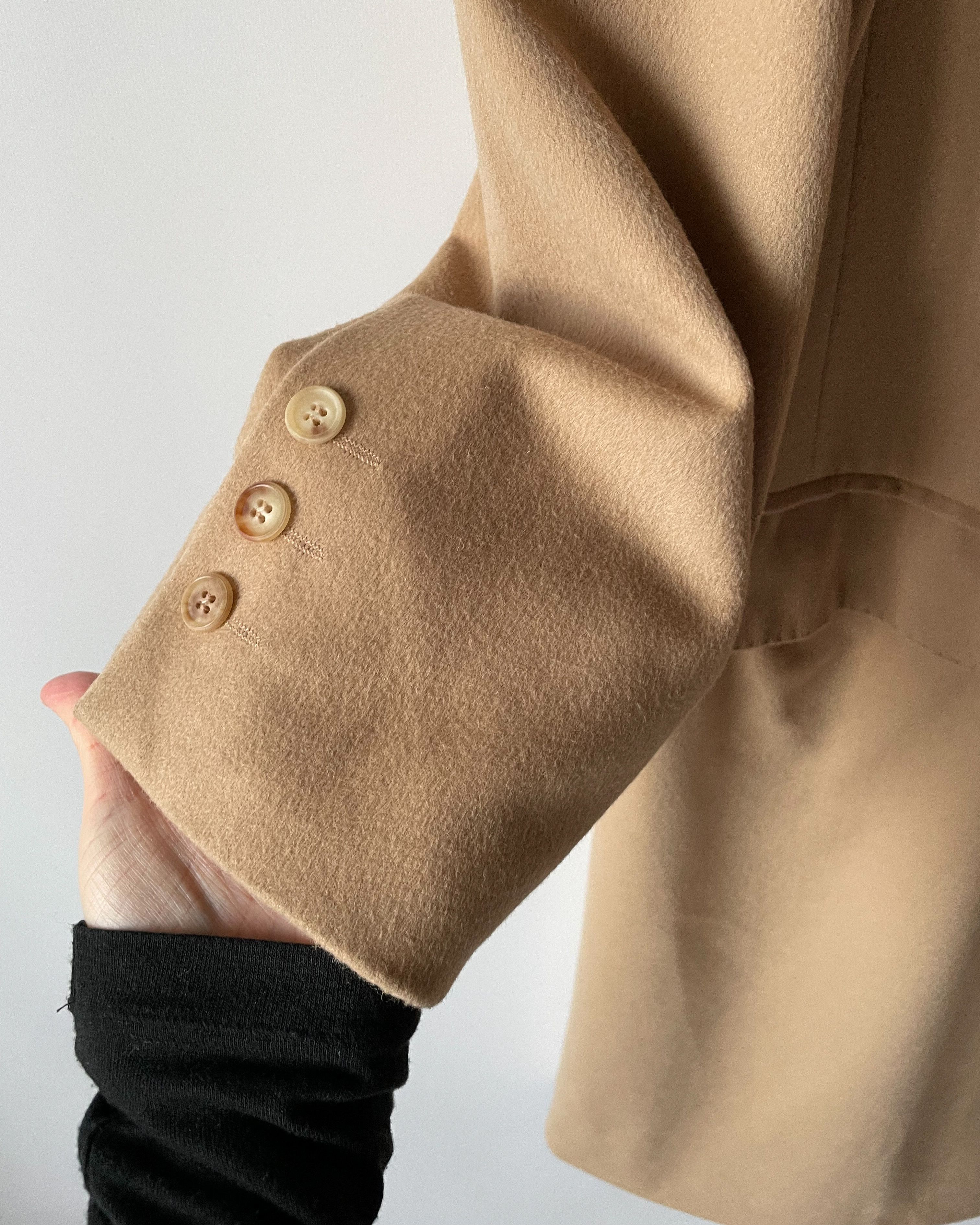 Colombo Vintage Colombo Fabric Camel Coat – Pure Cashmere Size XL / US 12-14 / IT 48-50 - 10 Thumbnail