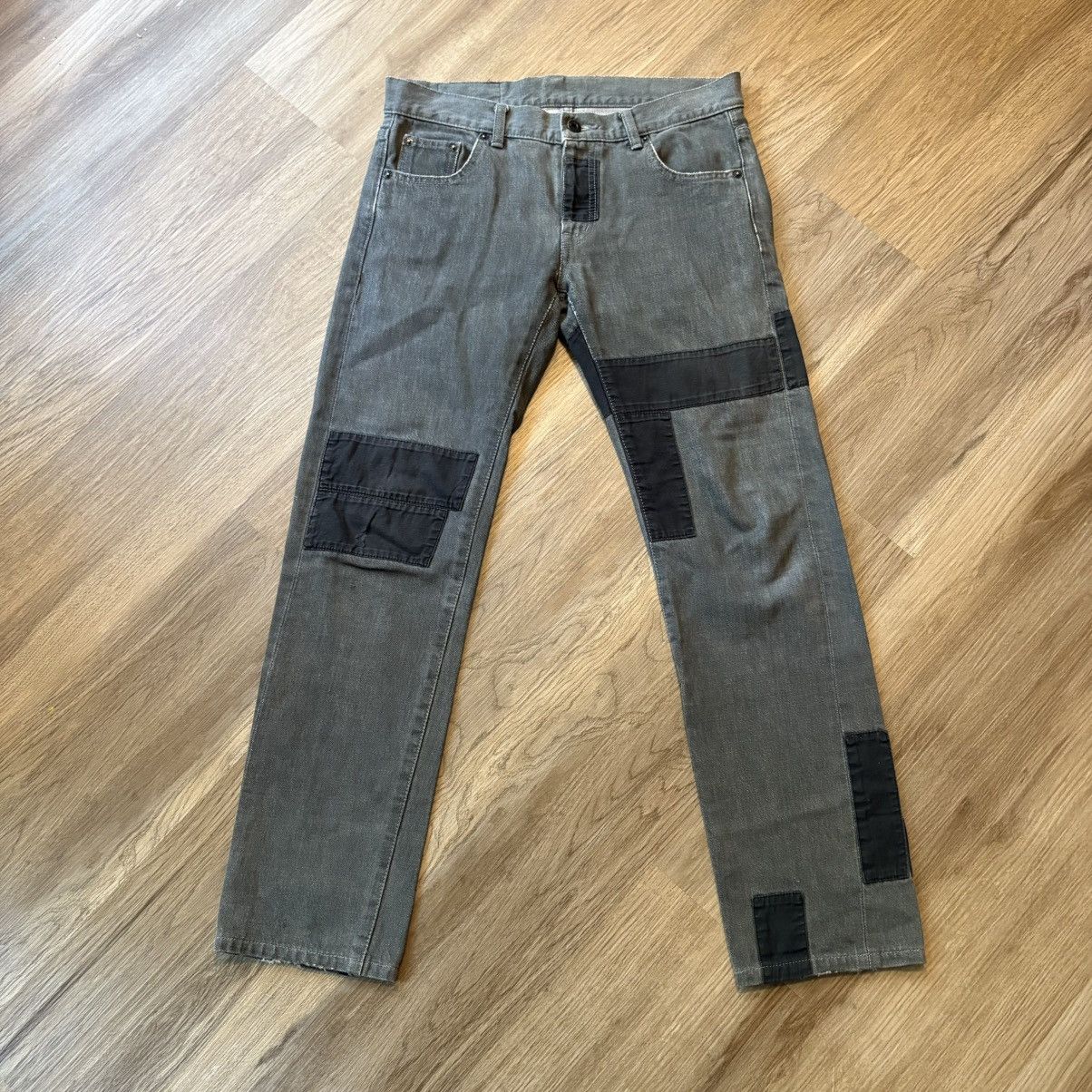 Japanese Brand × Neighborhood Neighborhood Paneled Japanese Selvedge Denim Jeans Size US 29 - 1 Thumbnail
