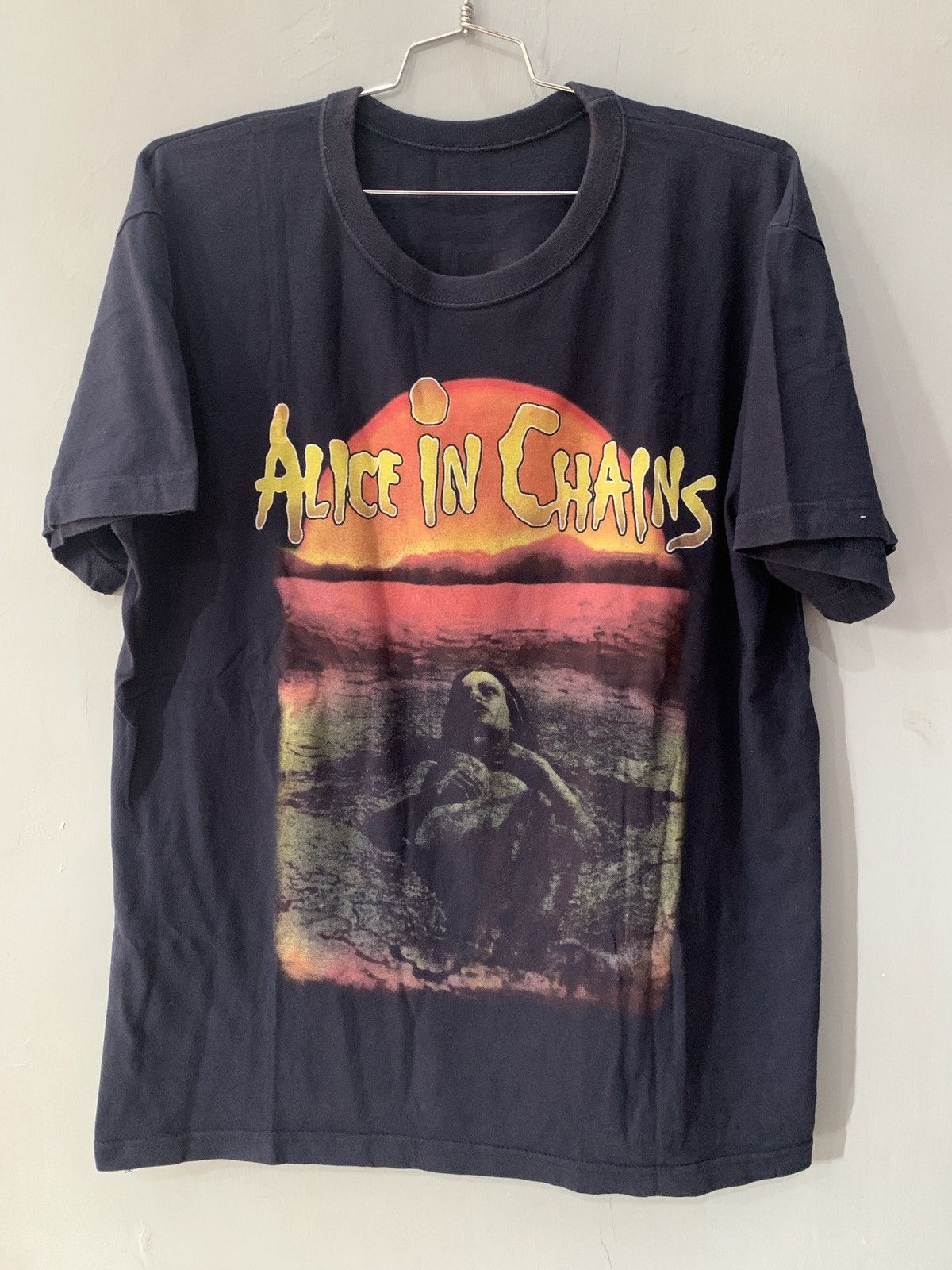 image of Band Tees x Vintage Alice In Chains Dirt Reprint Tee in Black, Men's (Size XL)