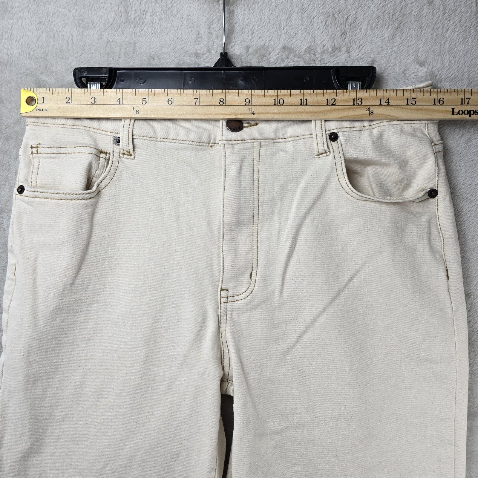 Other Oliver Logan Jeans Women 31 Relaxed Straight Leg Baggy 32x26 Size 31" - 10 Thumbnail