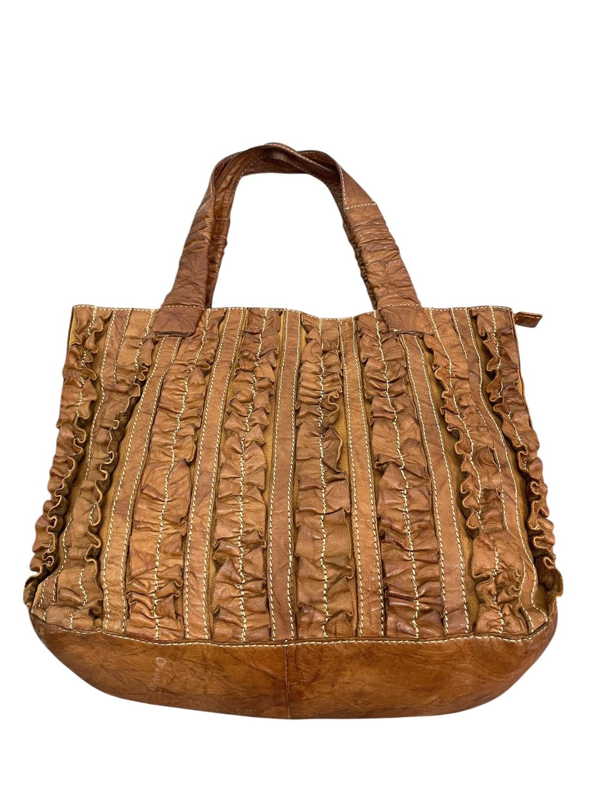 Genuine Leather Full Leather Patina La Pignon Tote Shoulder Bag 7🟩 Size ONE SIZE - 6 Thumbnail